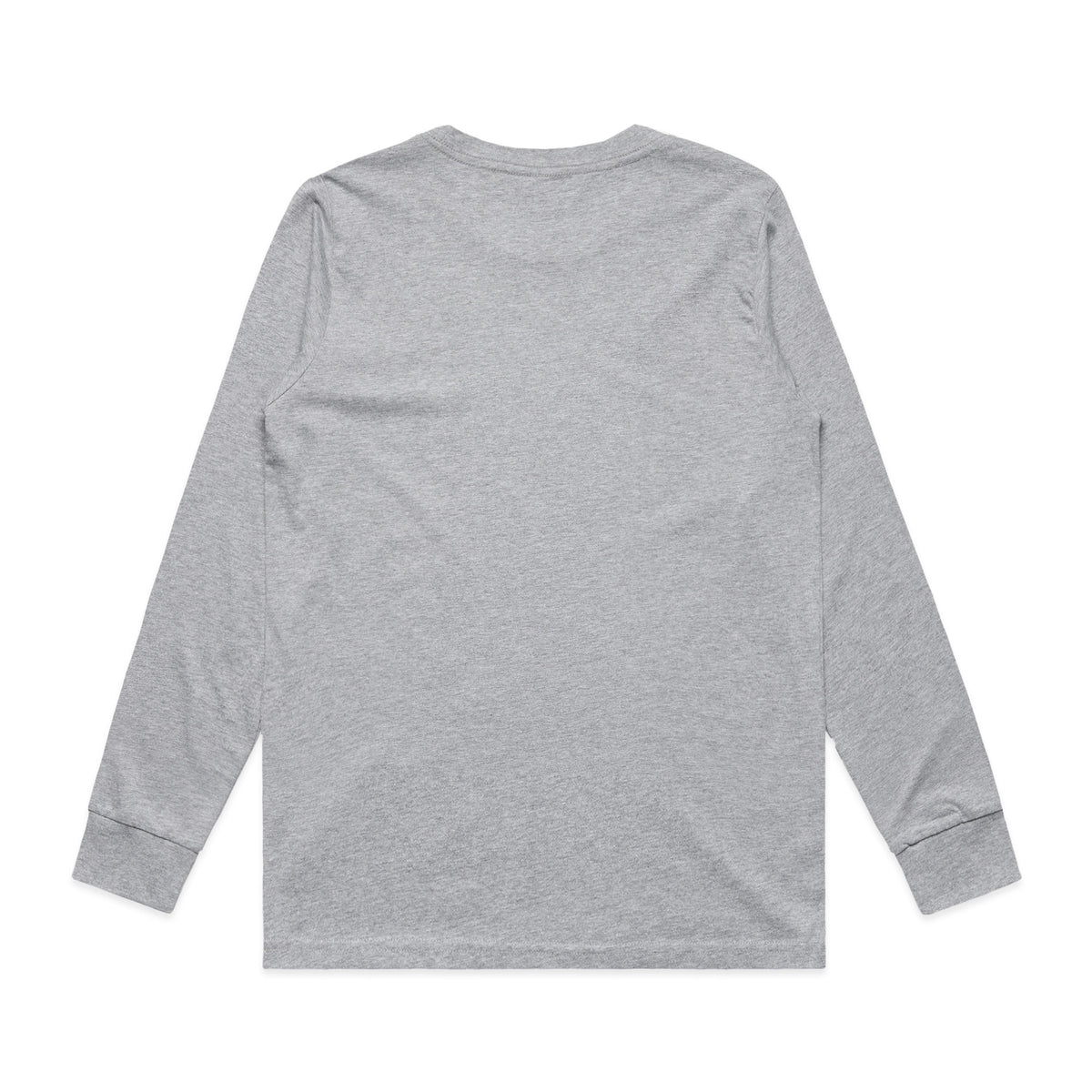 Wo's Classic L/S Tee 4073 - Grey Marle - Back