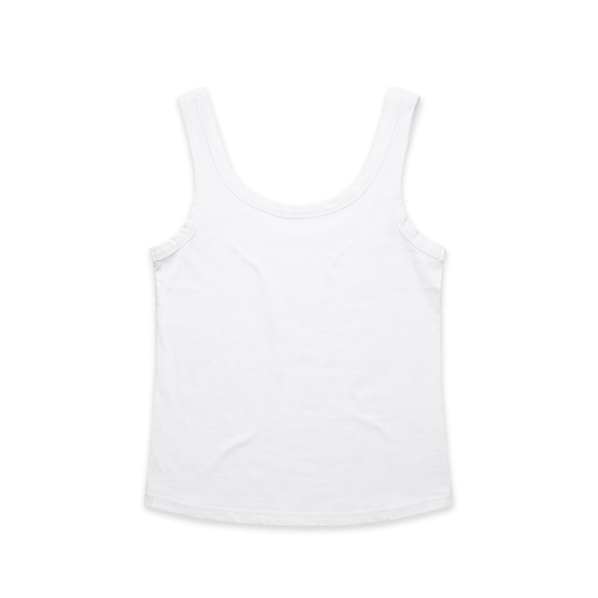 Wo's Soft Singlet 4076S - White - Back