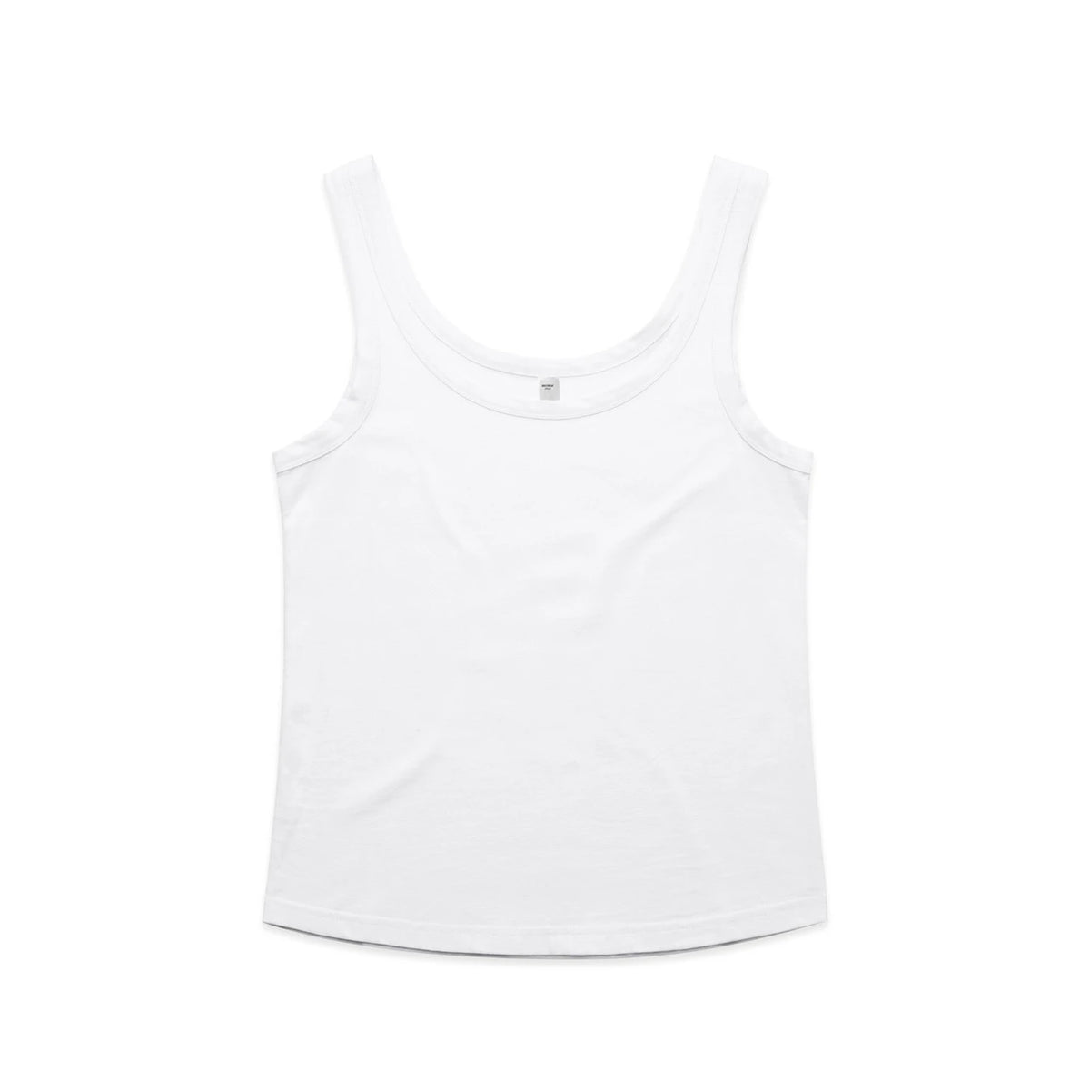 Wo's Soft Singlet 4076S - White - Front