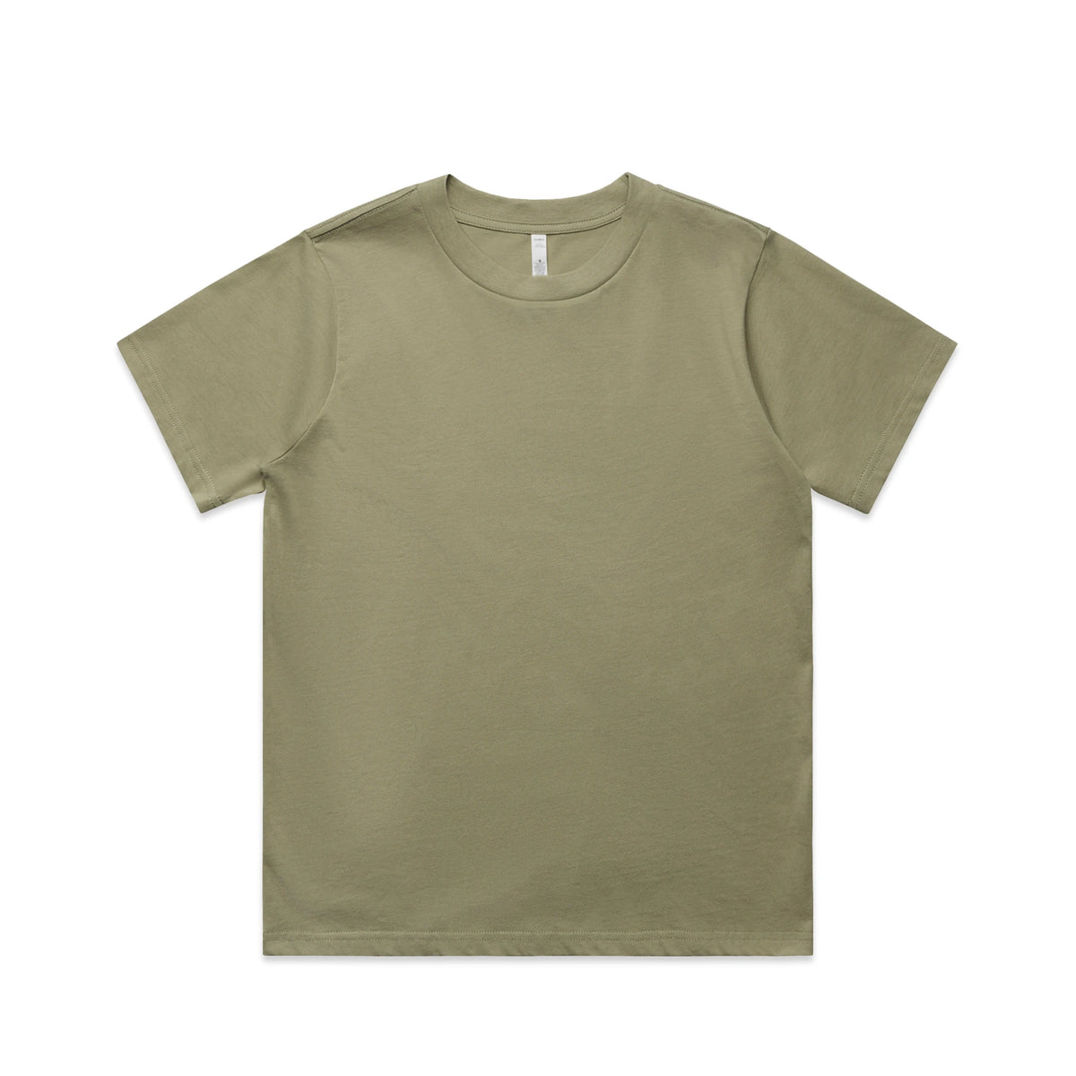 Wo's Classic Minus Tee [-5cm] 4079 - Eucalyptus - Front