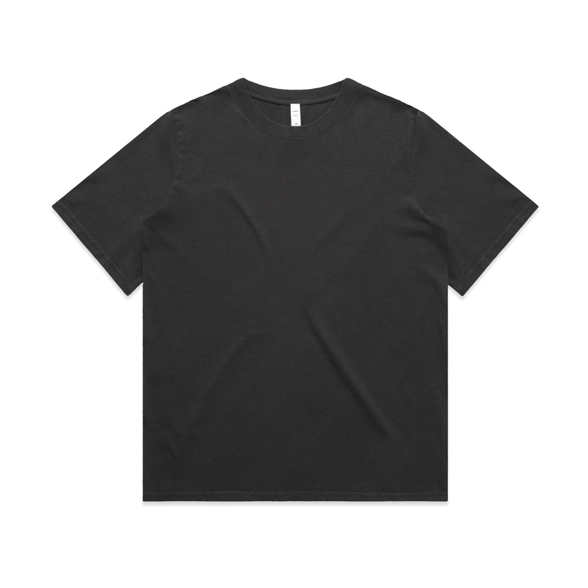 Wo's Heavy Faded Tee 4082 - Faded Black - Front