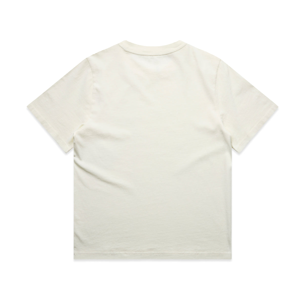 Wo's Heavy Faded Tee 4082 - Faded Ecru - Back