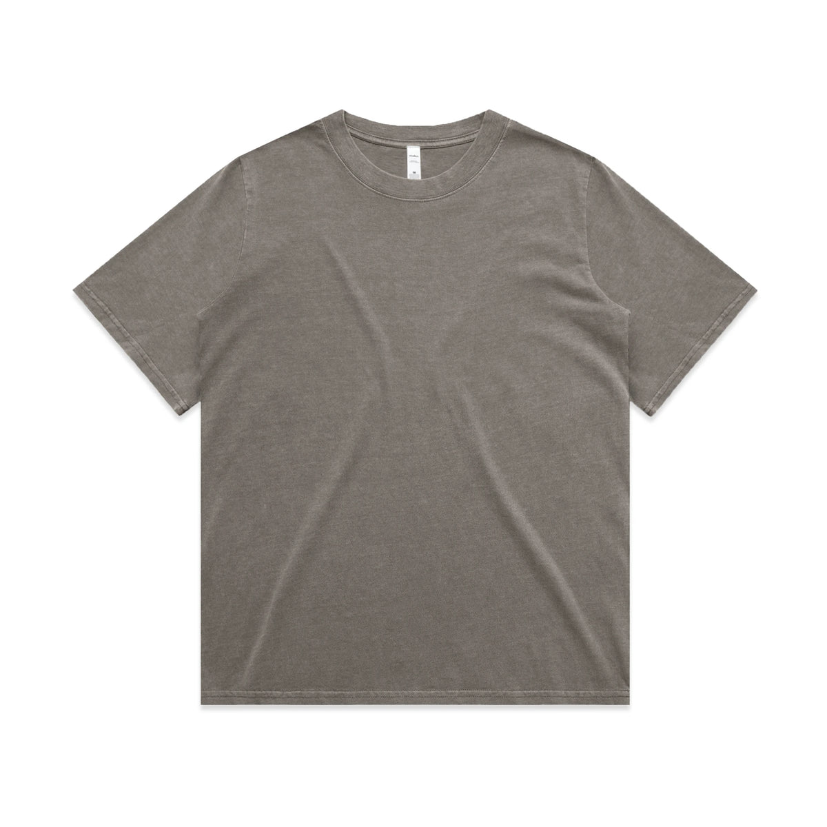 Wo's Heavy Faded Tee 4082 - Faded Grey - Front