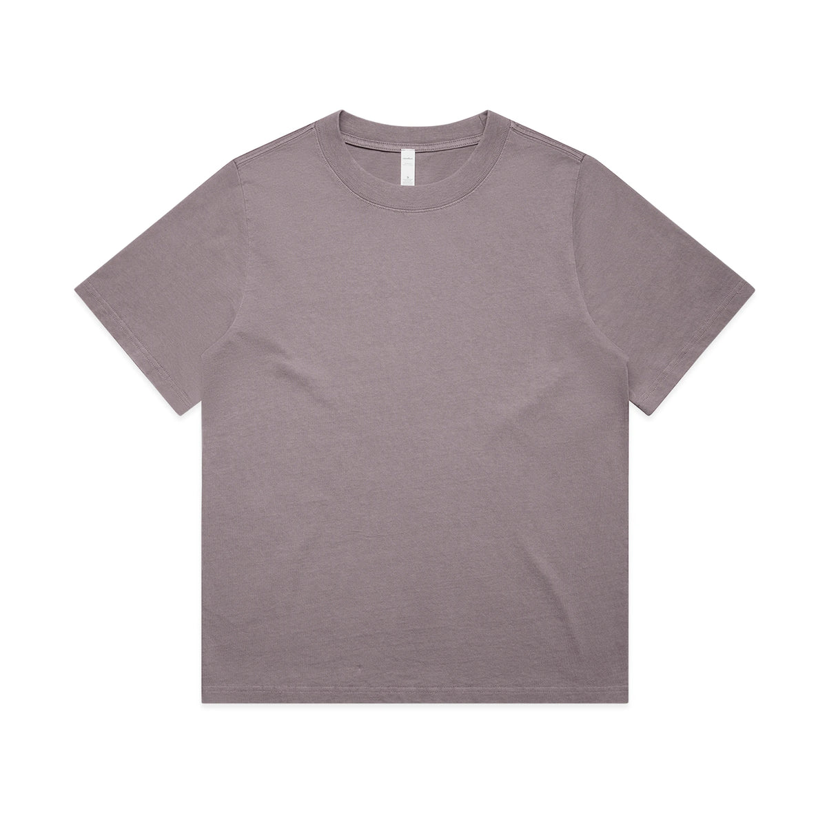 Wo's Heavy Faded Tee 4082 - Faded Plum - Front