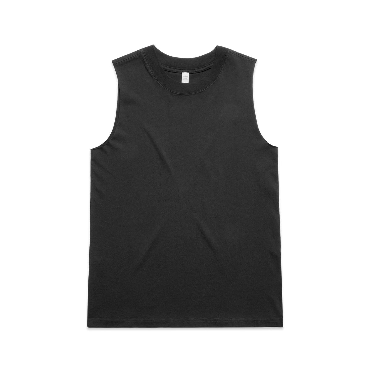Wo's Heavy Faded Tank 4084 - Faded Black - Front