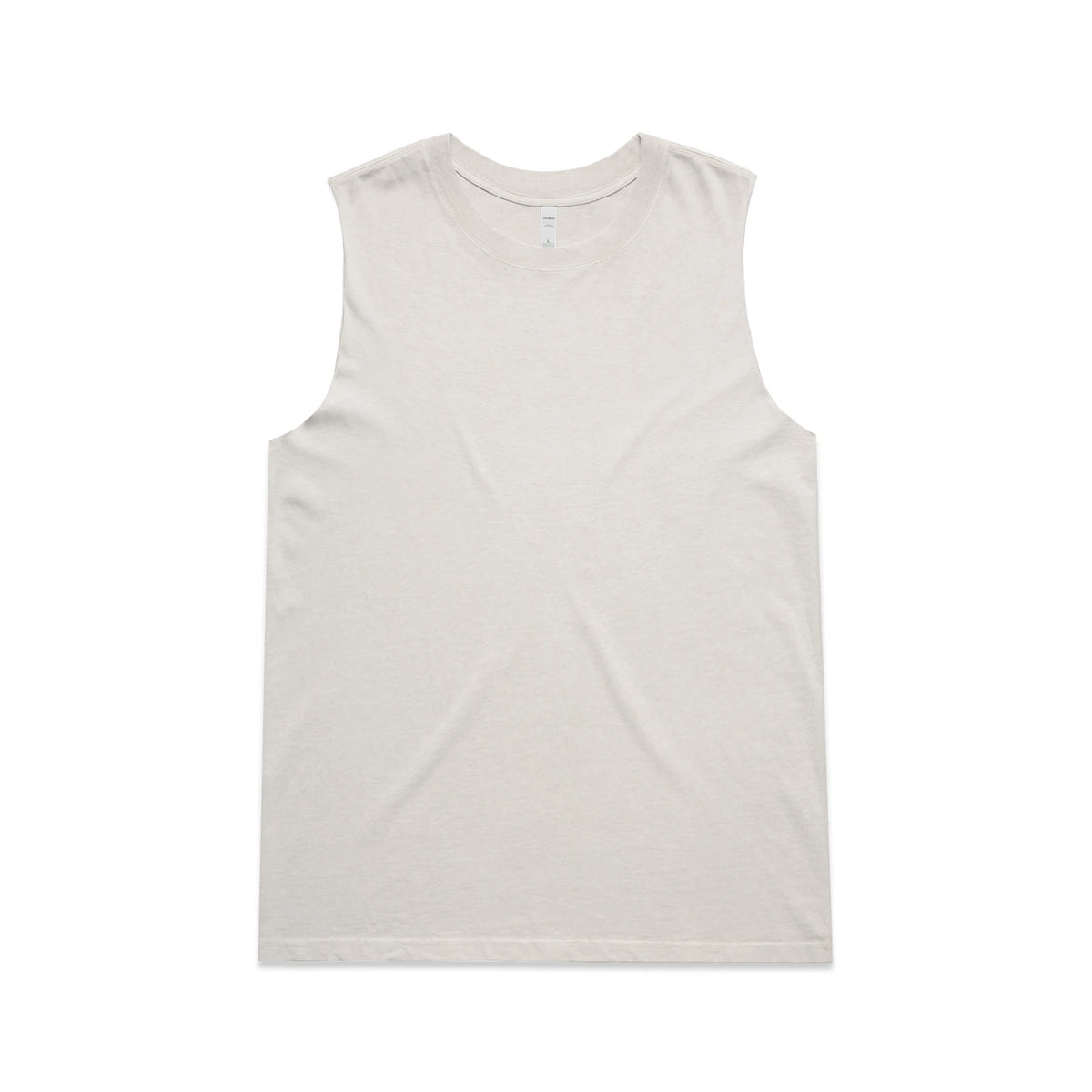 Wo's Heavy Faded Tank 4084 - Faded Bone - Front