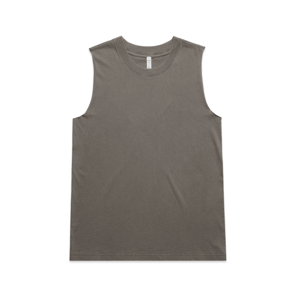 Wo's Heavy Faded Tank 4084 - Faded Grey - Front