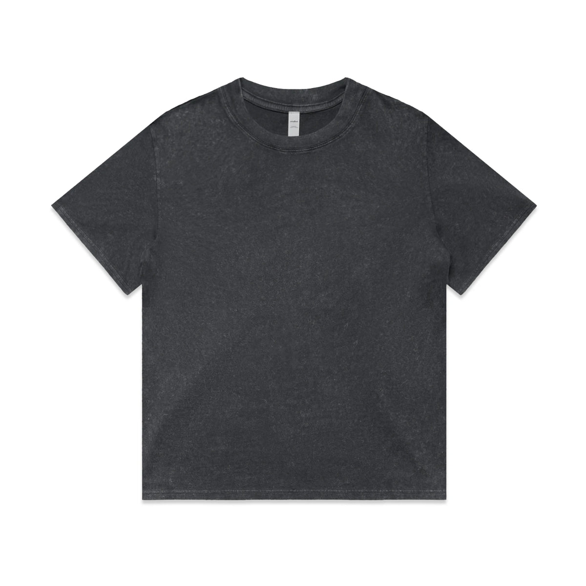 Wo's Stone Wash Heavy Tee 4085 - Black Stone - Front