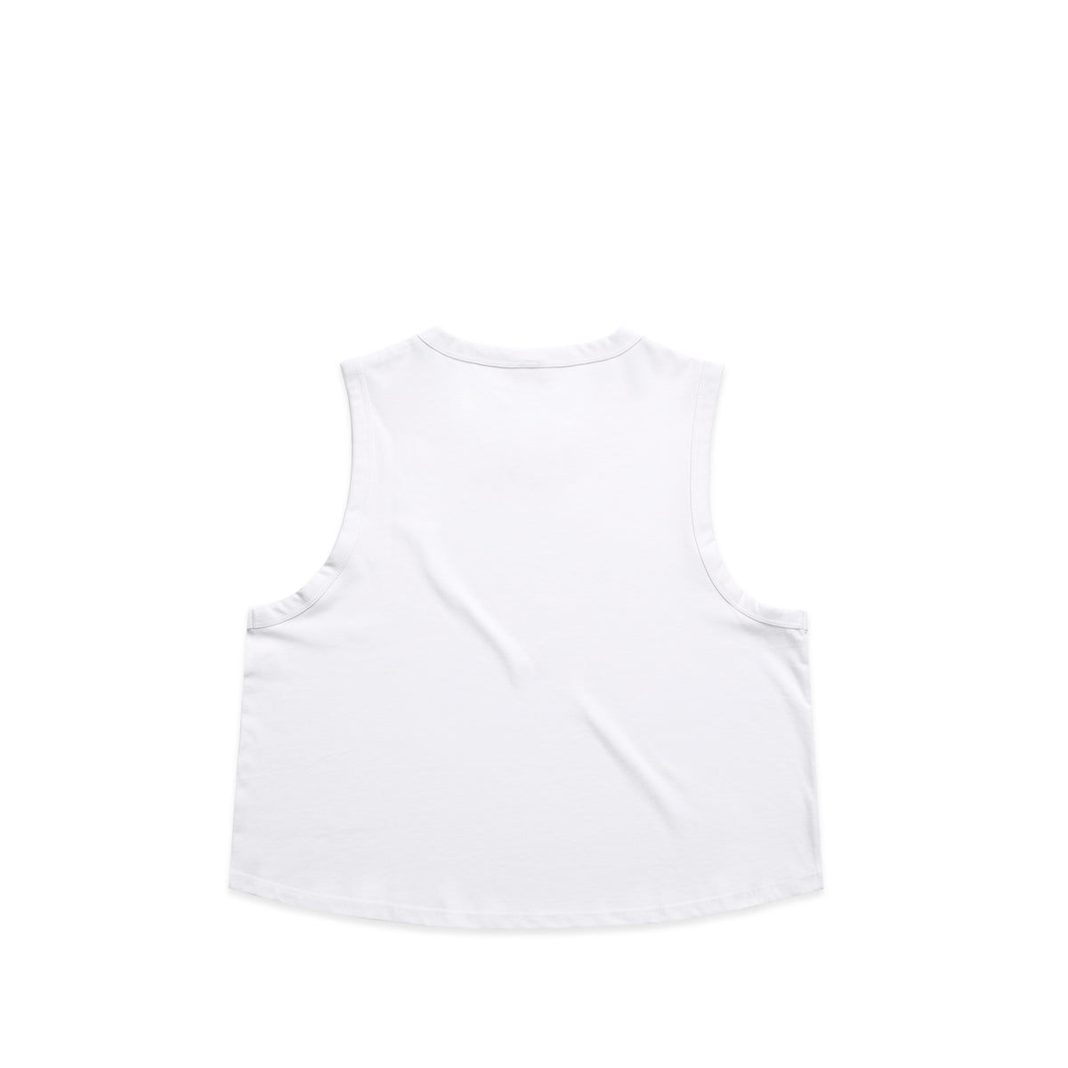 Wo's Martina Crop Tank 4091 - White - Back