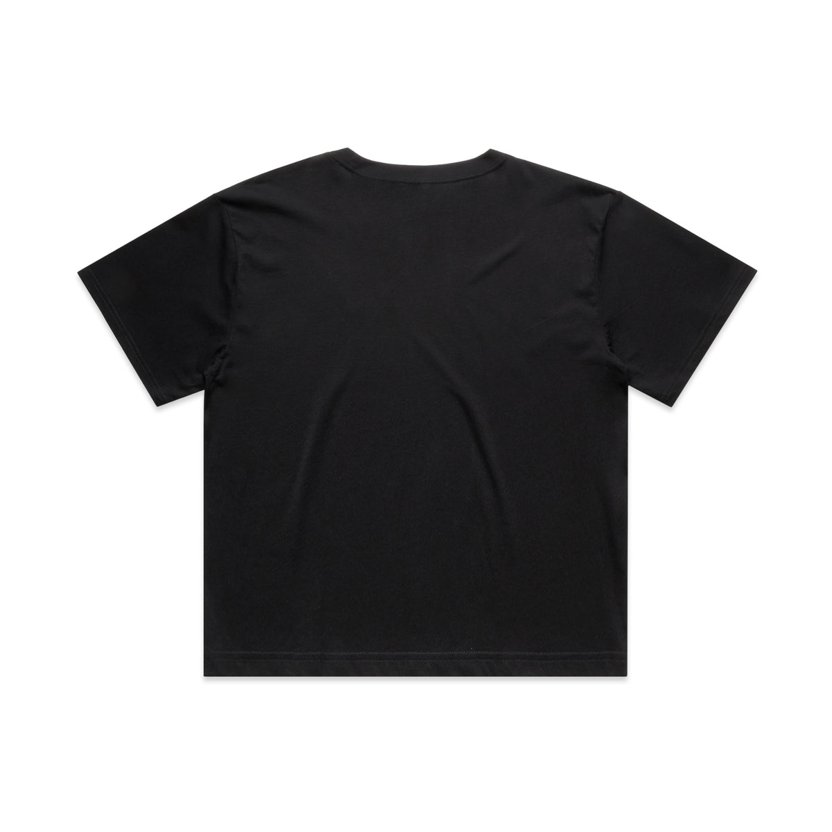 Wo's Martina Crop Tee 4093 - Black - Back