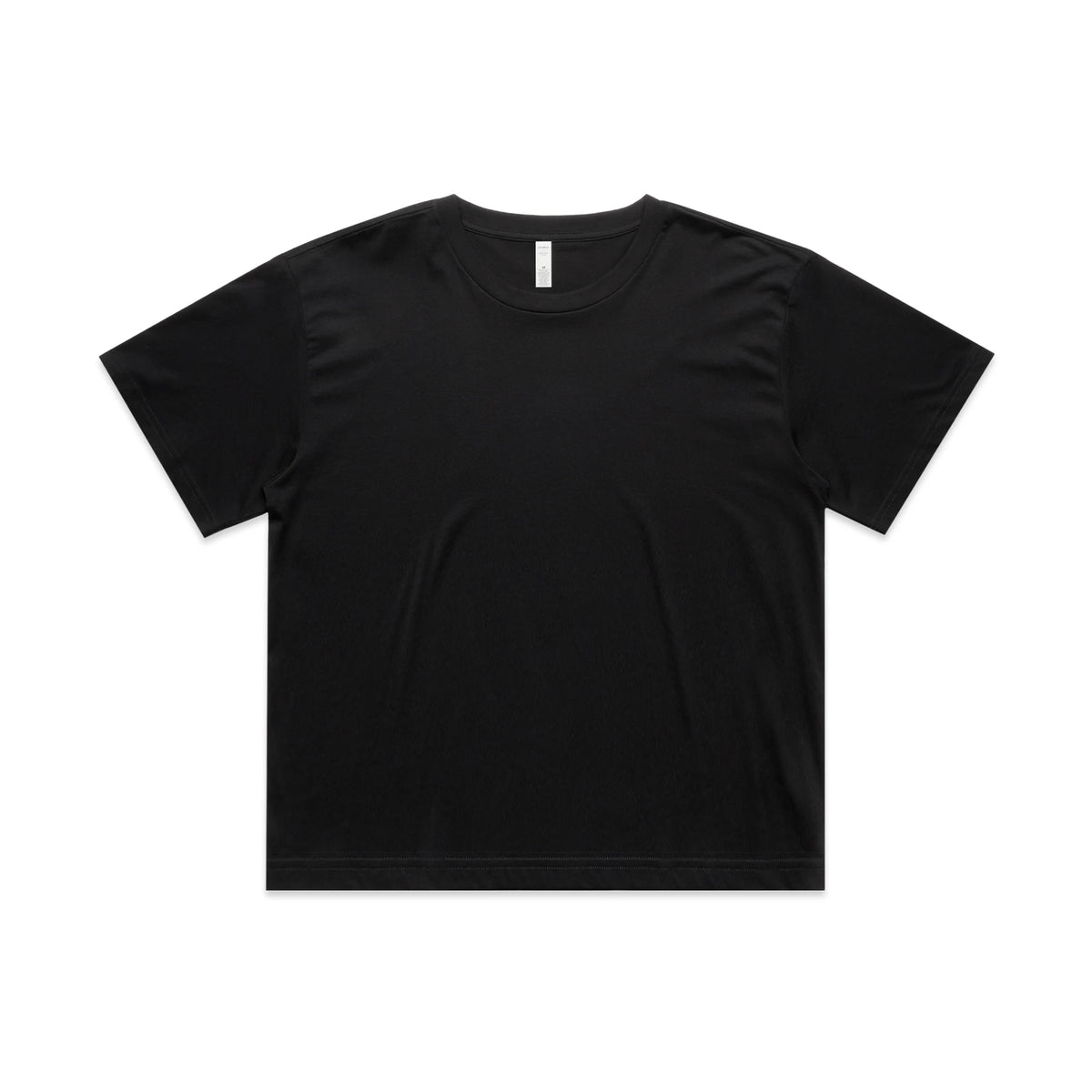 Wo's Martina Crop Tee 4093 - Black - Front