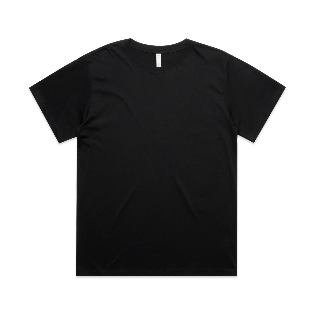 Wo's Martina Boyfriend Tee 4094 - Black - Front