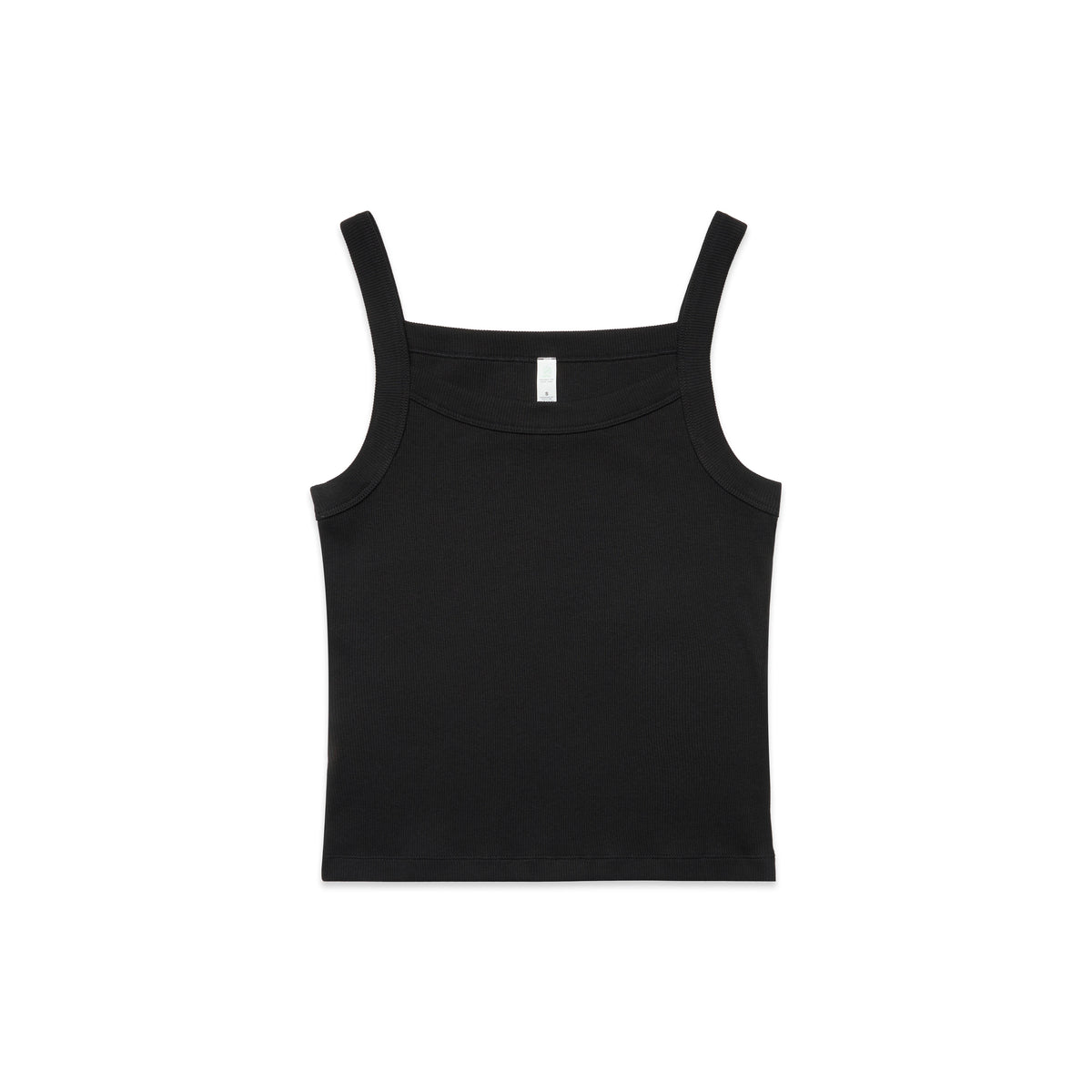 Wo's Organic Collegiate Tank 4097 - Black - Front