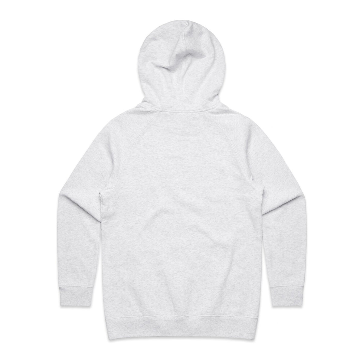 Wo's Supply Hood - White marle - Back