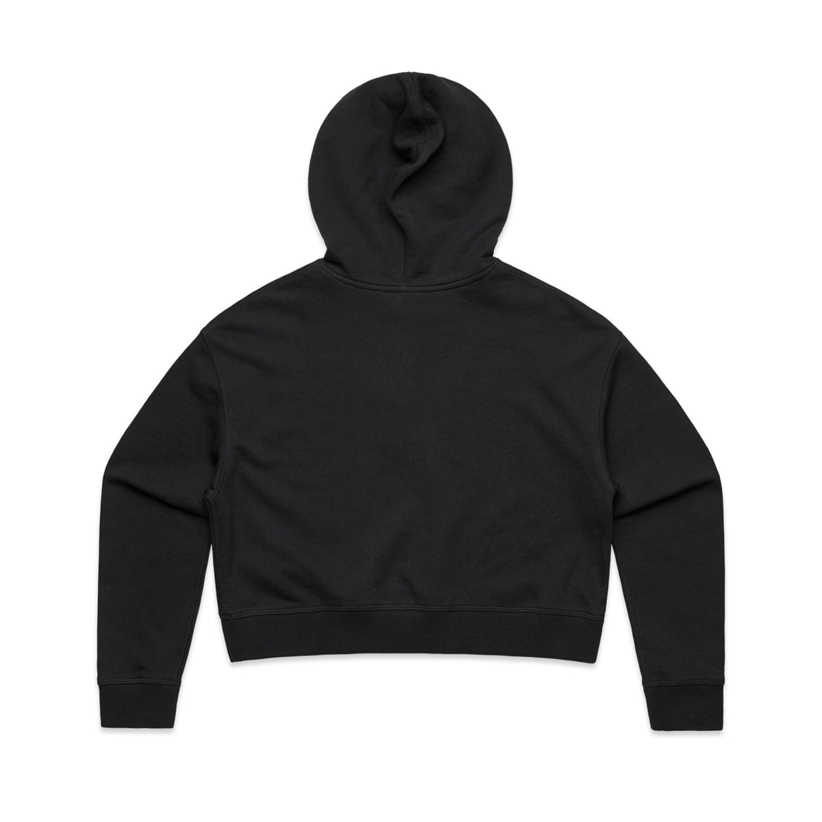 Wo's Crop Hood 4122S - Black - Back