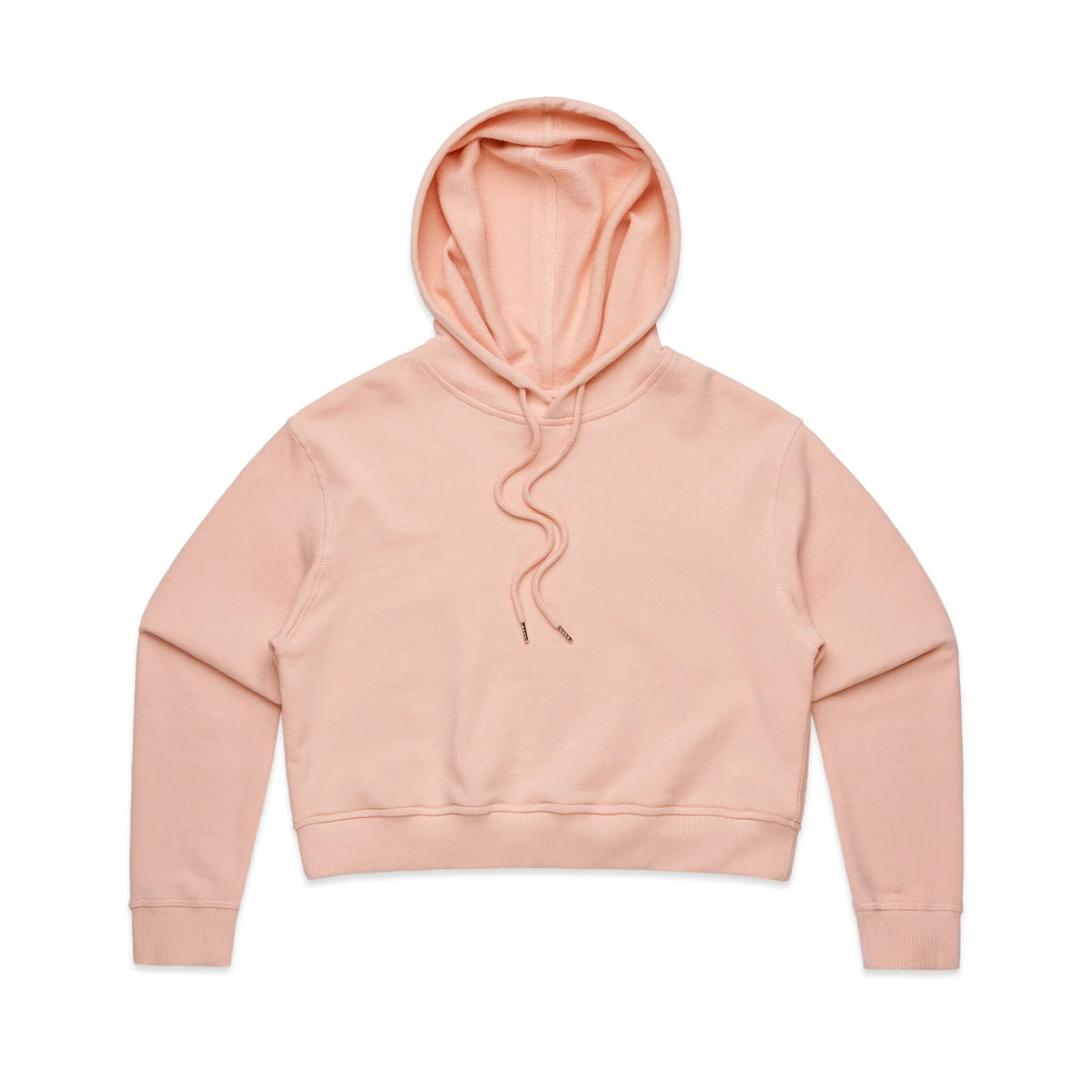 Wo's Crop Hood 4122S - Pale Pink - Front