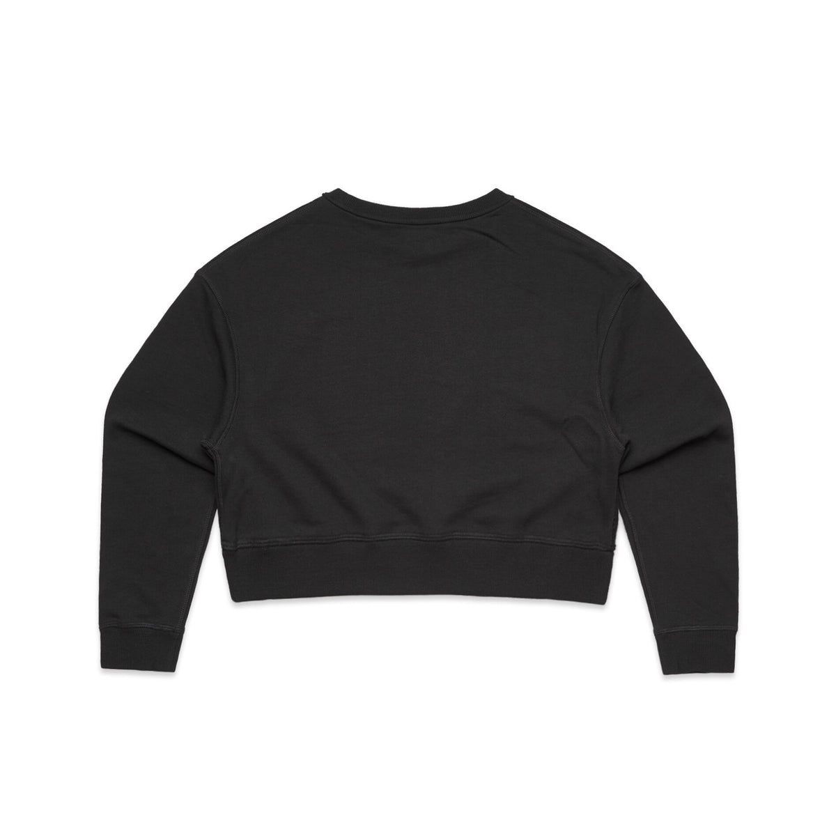 Wo's Crop Crew 4123S - Black - Back