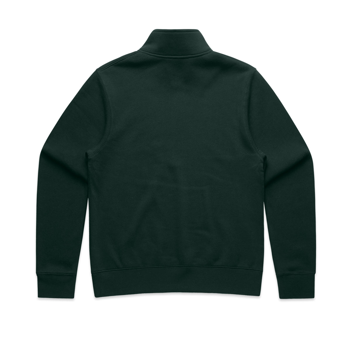 Wo's Stencil Half Zip Crew 4125 - Pine Green - Back