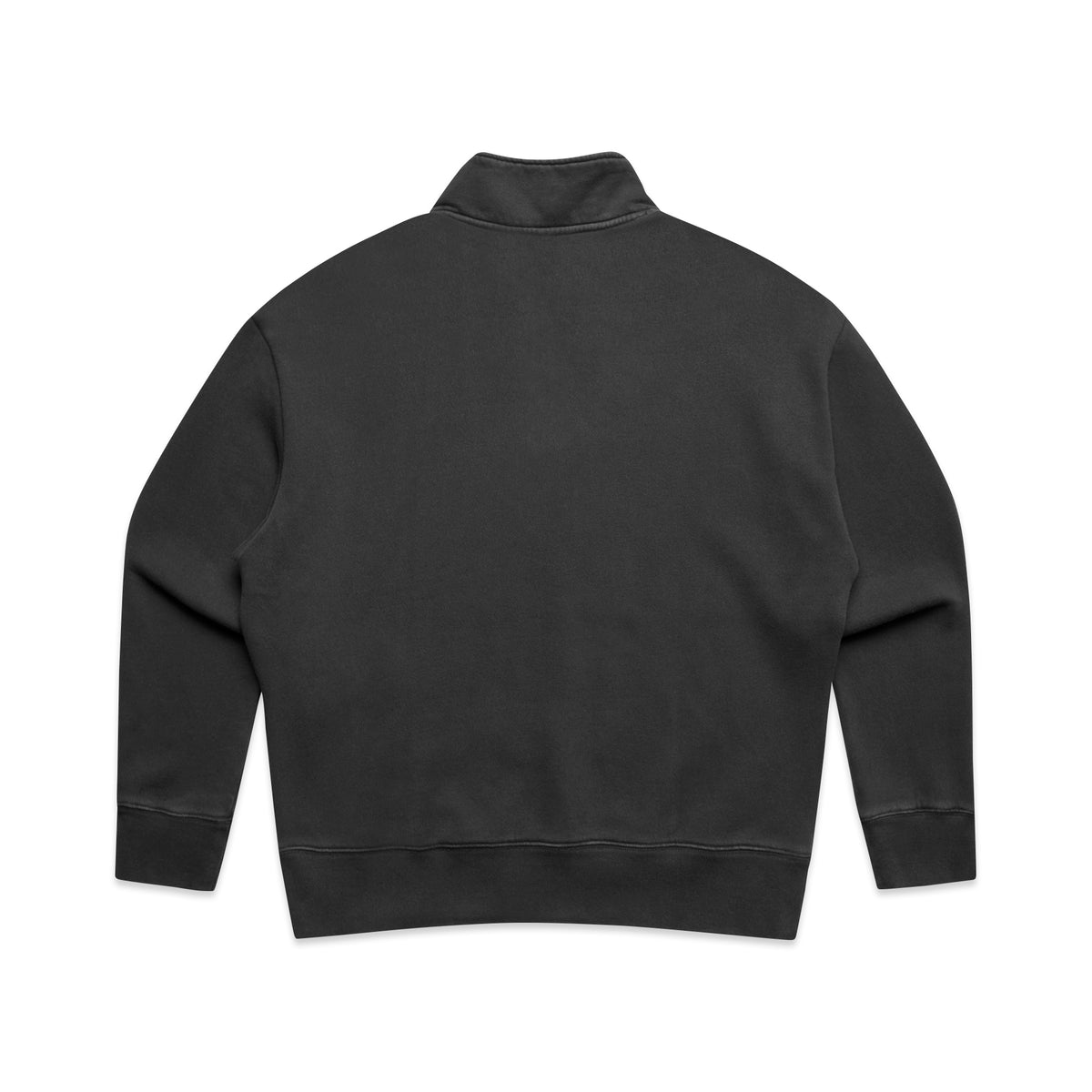 Wo's Relax Faded Half Zip 4167 - Faded Black - Back