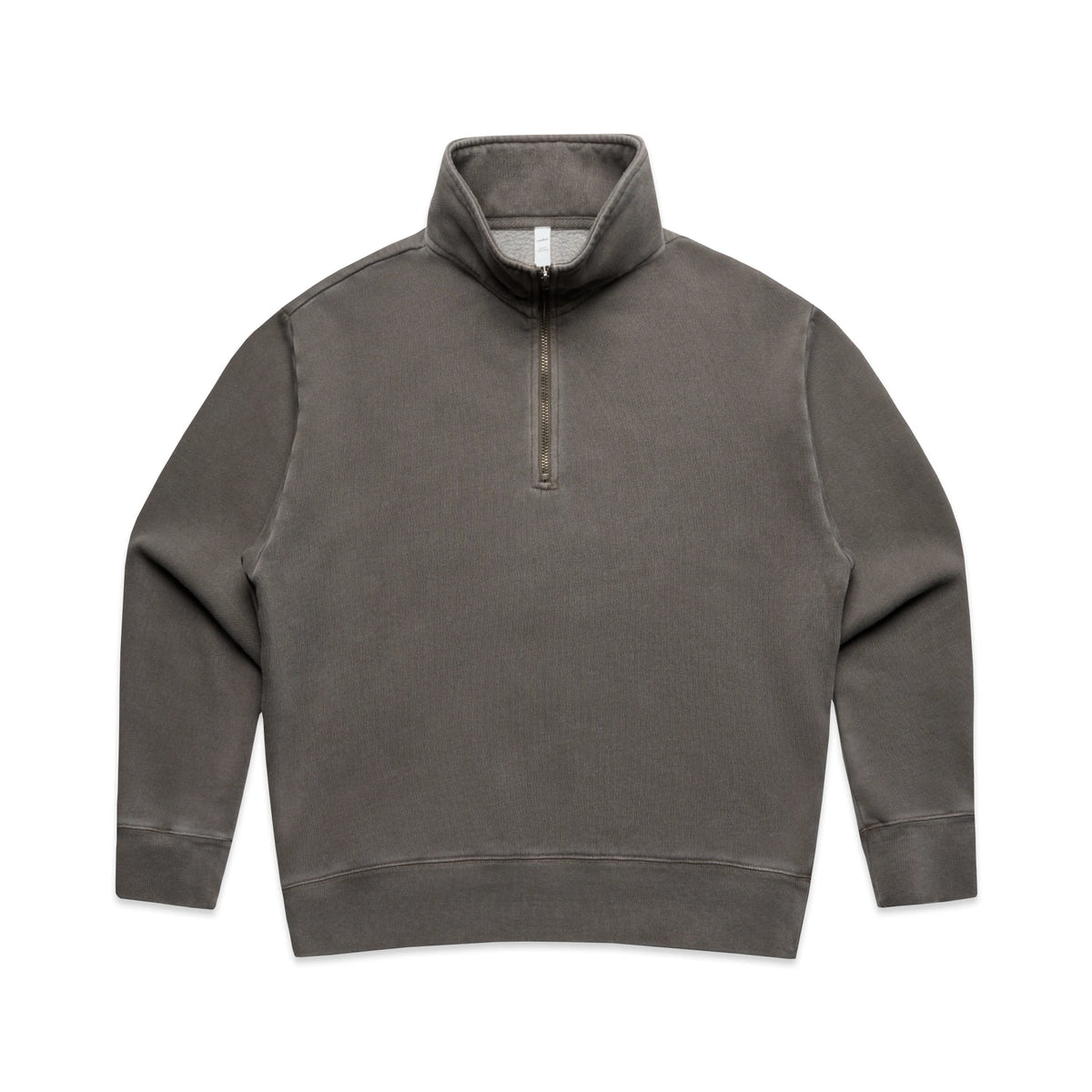 Wo's Relax Faded Half Zip 4167 - Faded Grey - Front