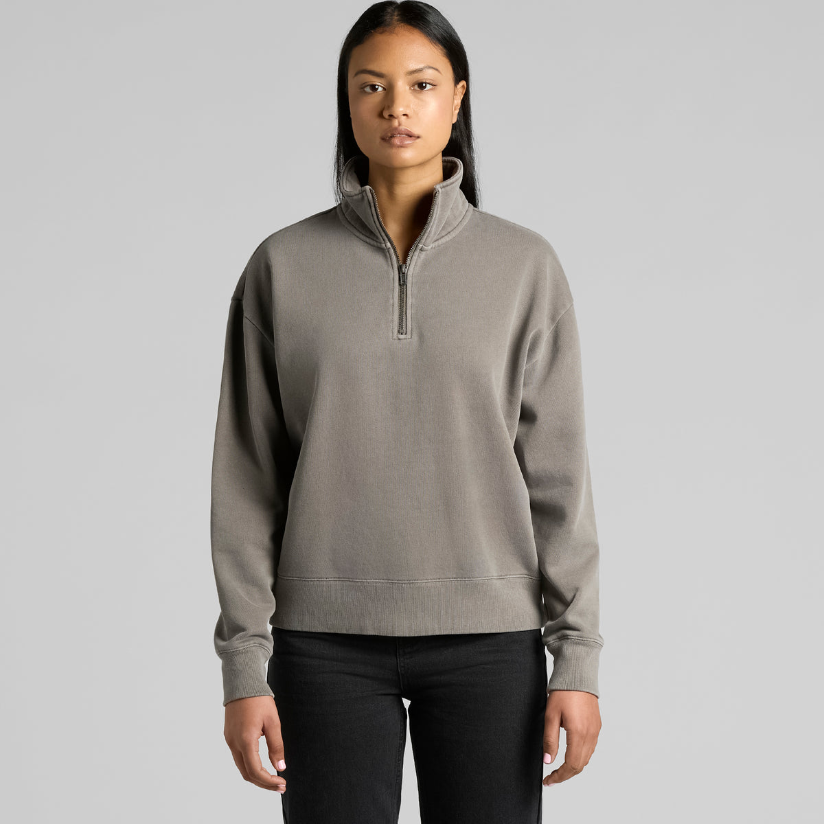 Wo's Relax Faded Half Zip 4167