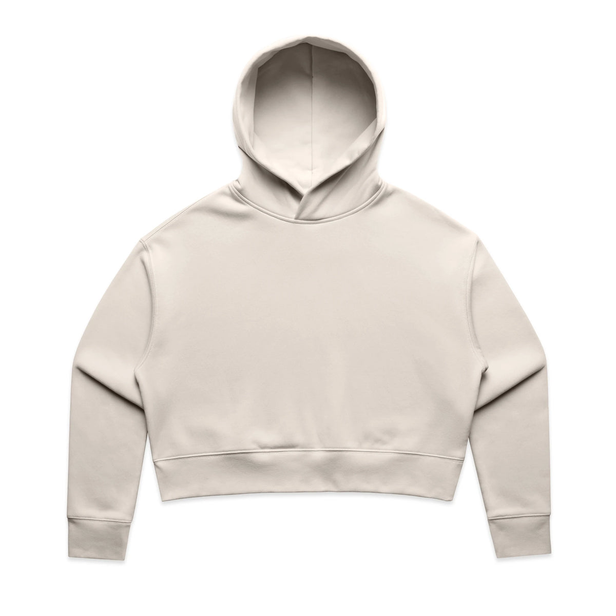 Wo's Relax Crop Hood 4168 - Bone - Front