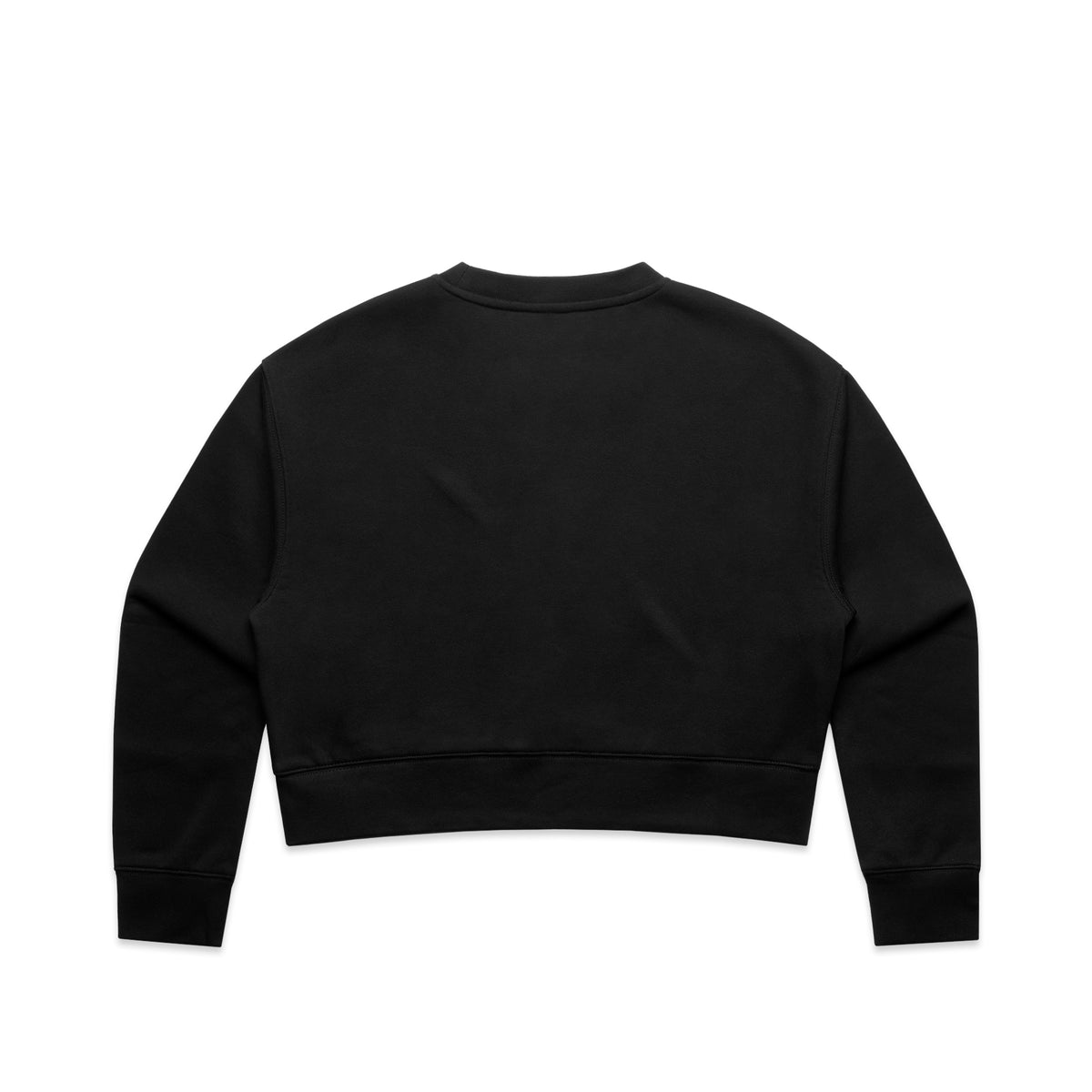 Wo's Relax Crop Crew 4169 - Black - Back