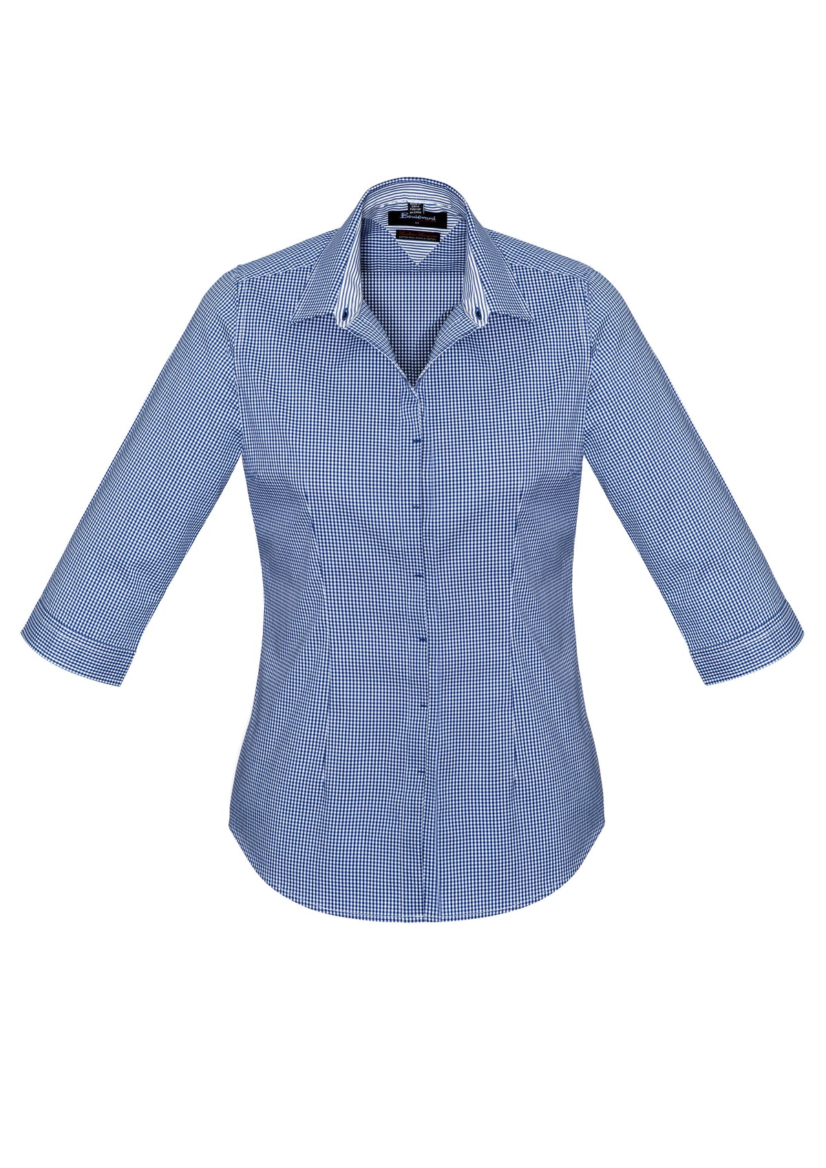 Newport Womens 3/4 Sleeve Shirt - French Navy - Front