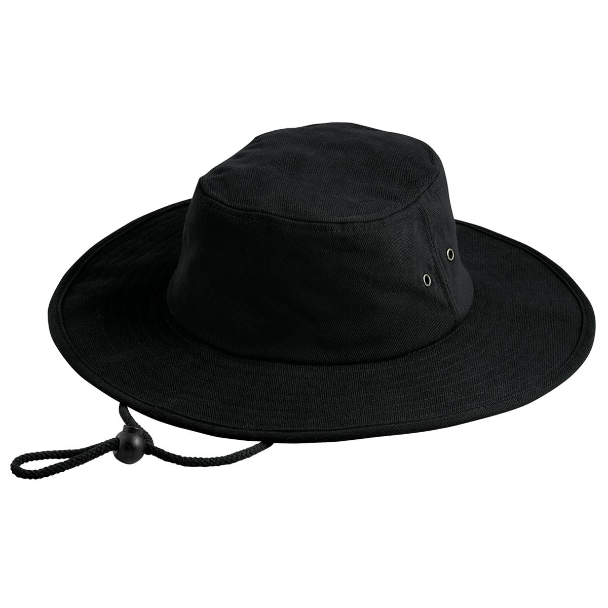 Surf Hat - Black - Front