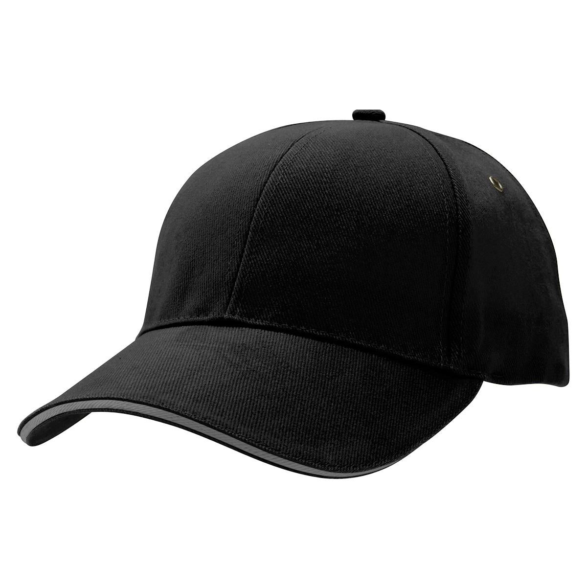 Sandwich Peak Cap - Black / Grey - Front