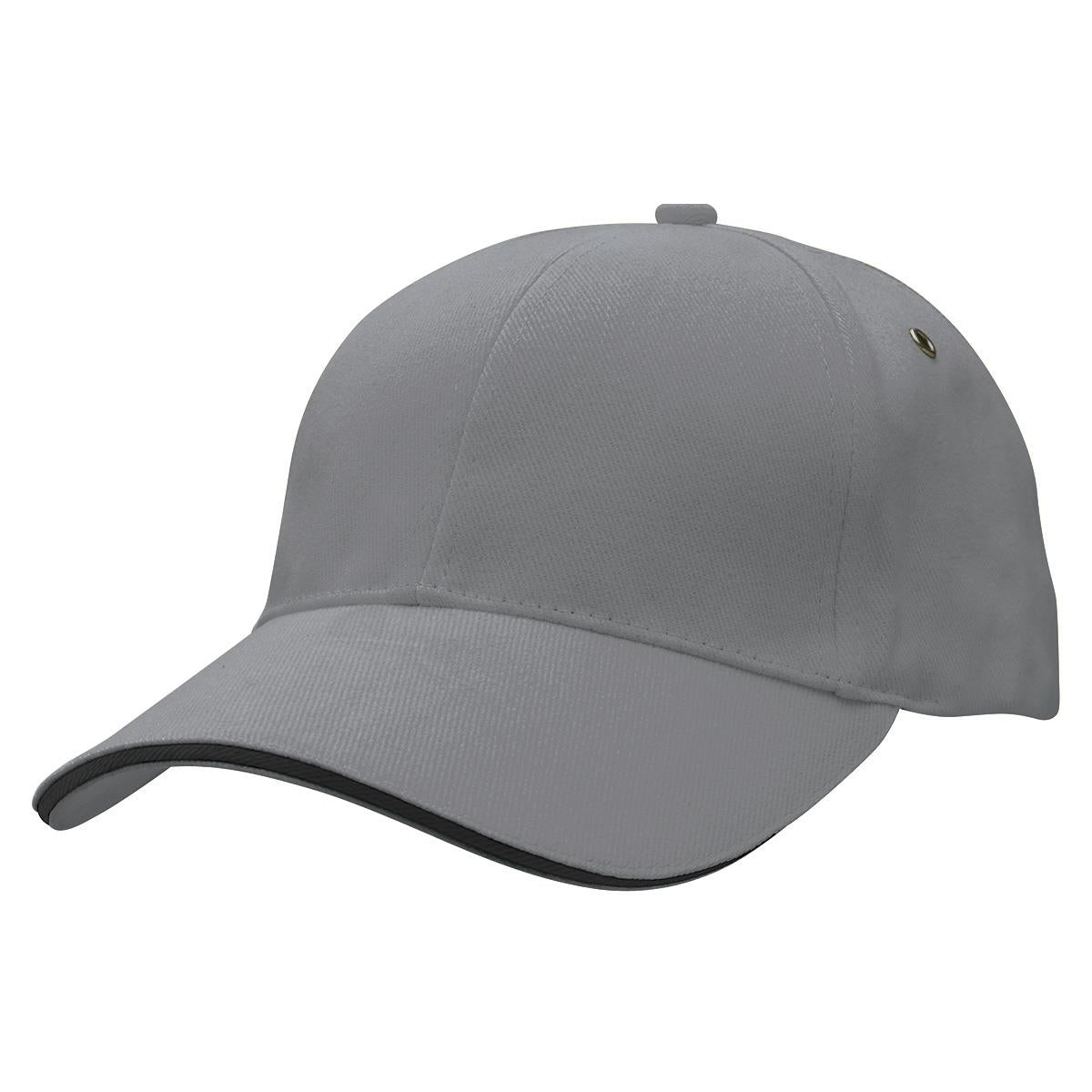 Sandwich Peak Cap - Grey / Black - Front