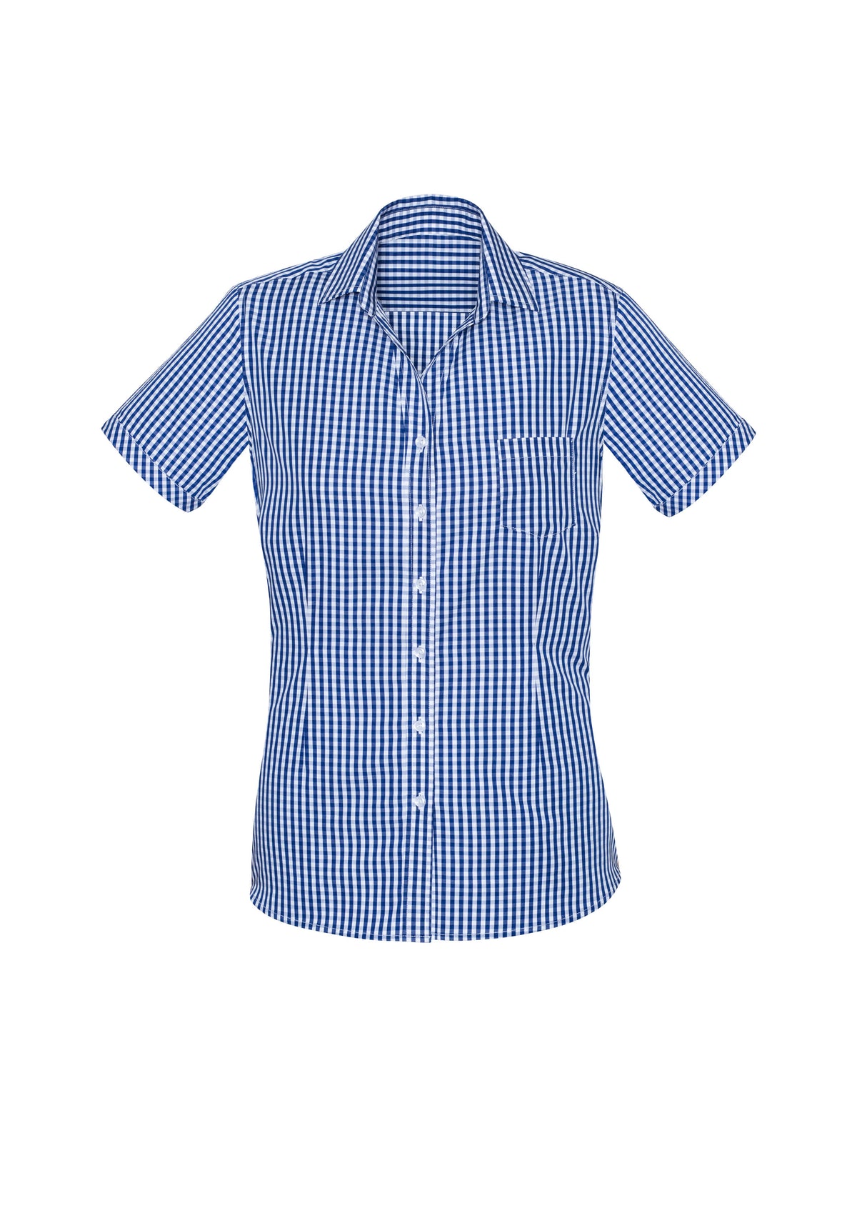 Springfield Womens Short Sleeve Shirt - French Navy - Front