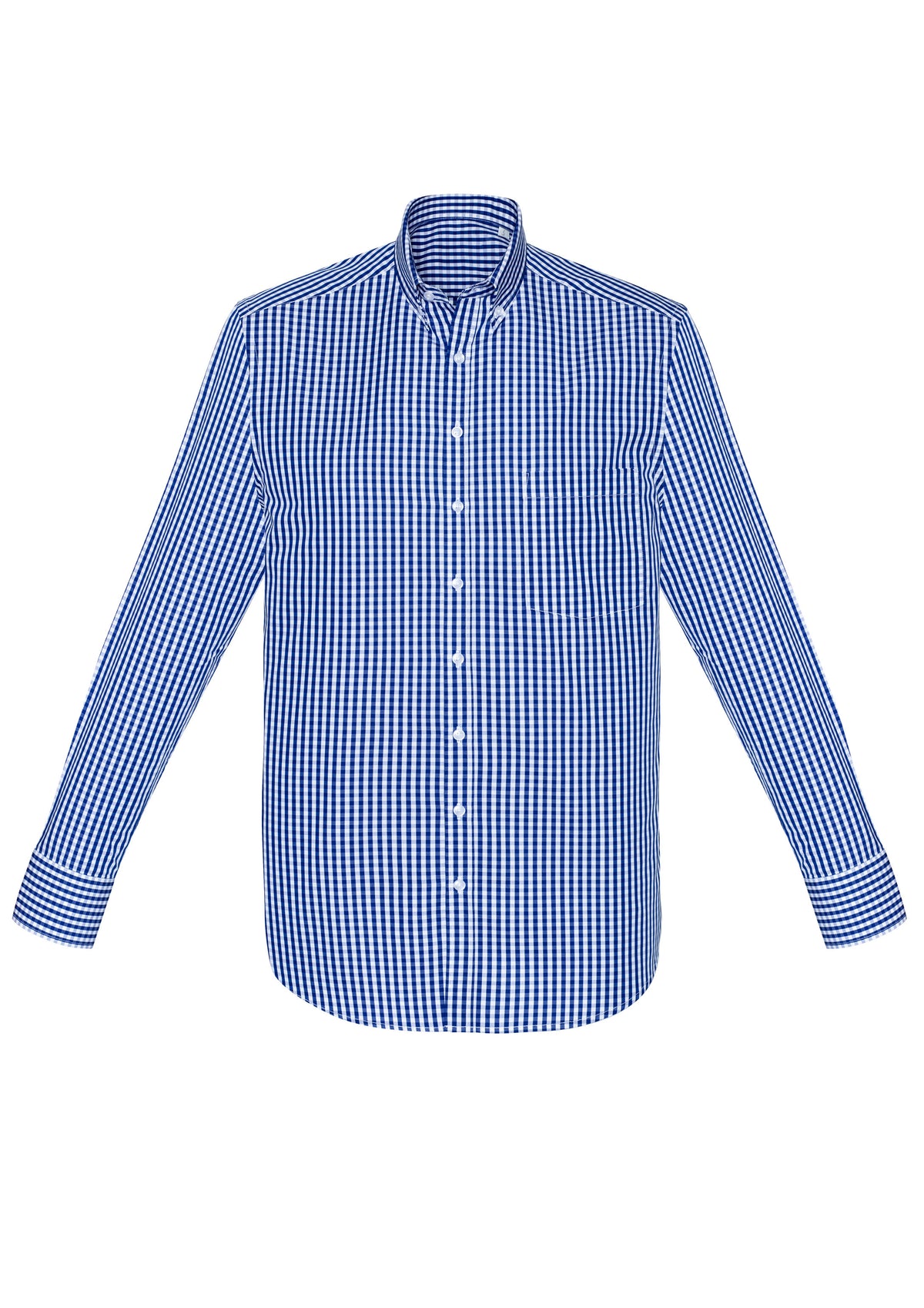 Springfield Mens Long Sleeve Shirt - French Navy - Front
