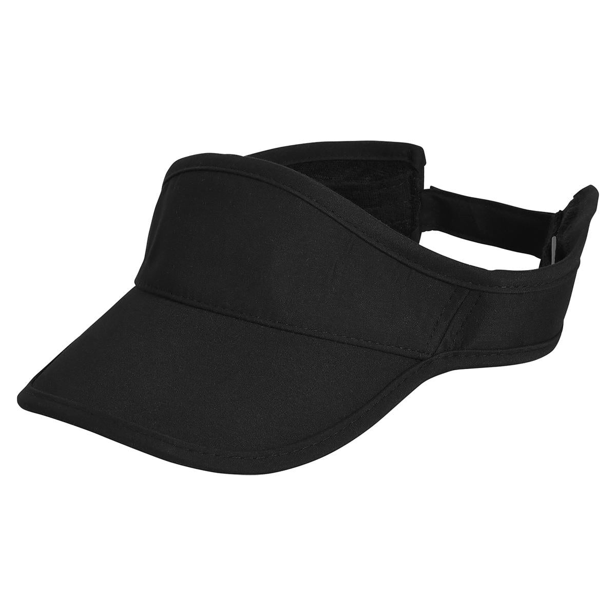 Sports Visor - Black - Front