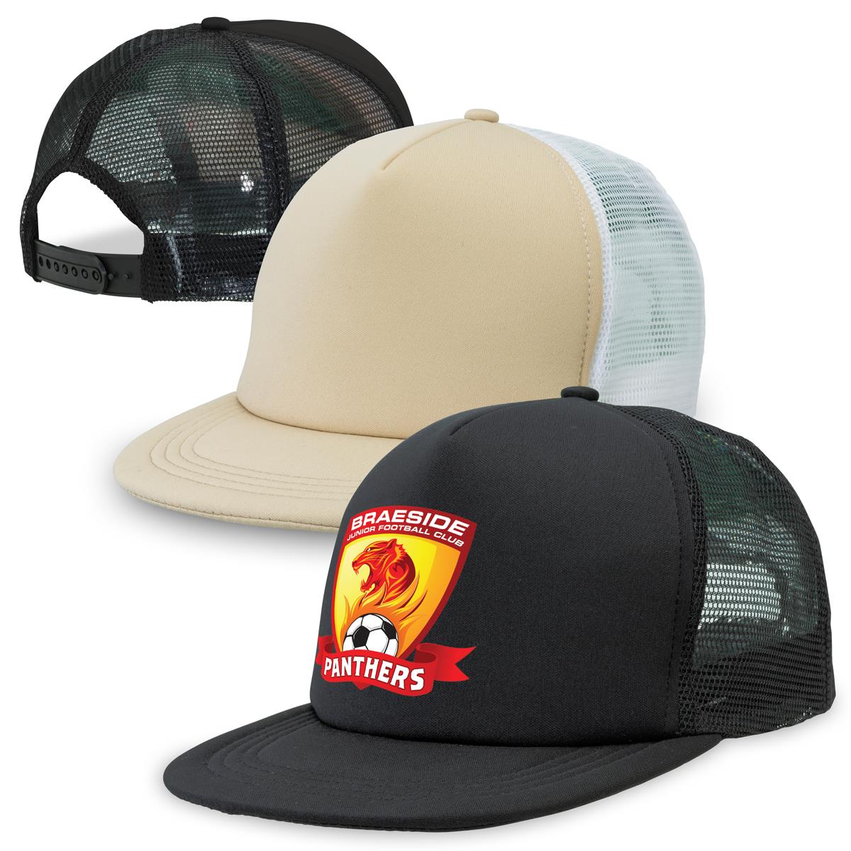 Flat Peak Trucker - view