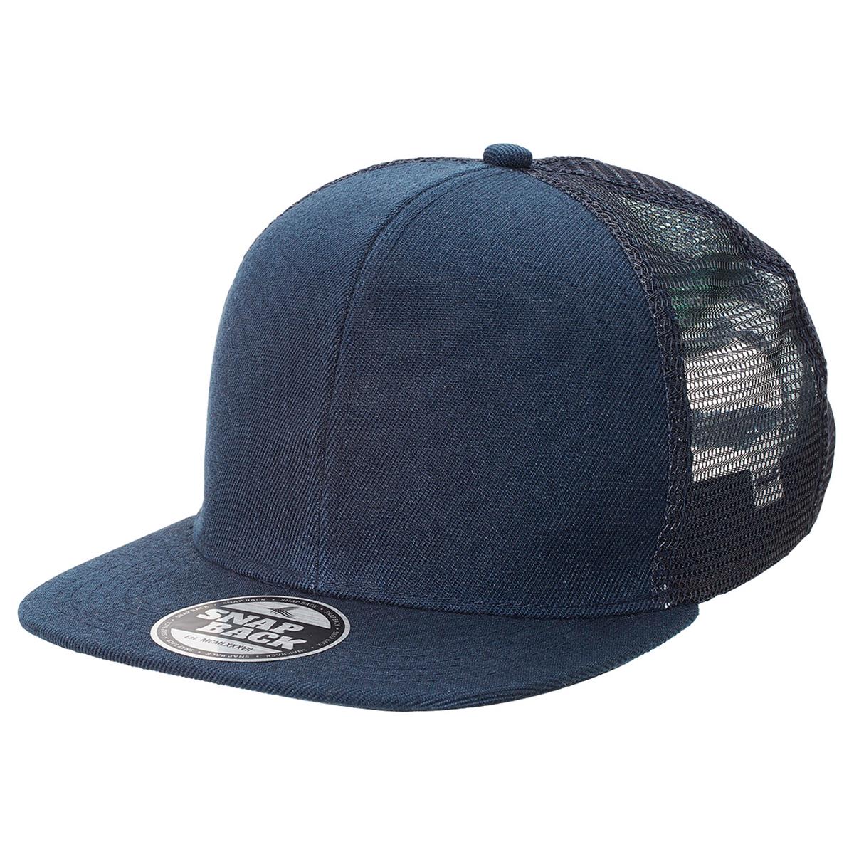 Youth Snapback Trucker - Navy / Navy - Front