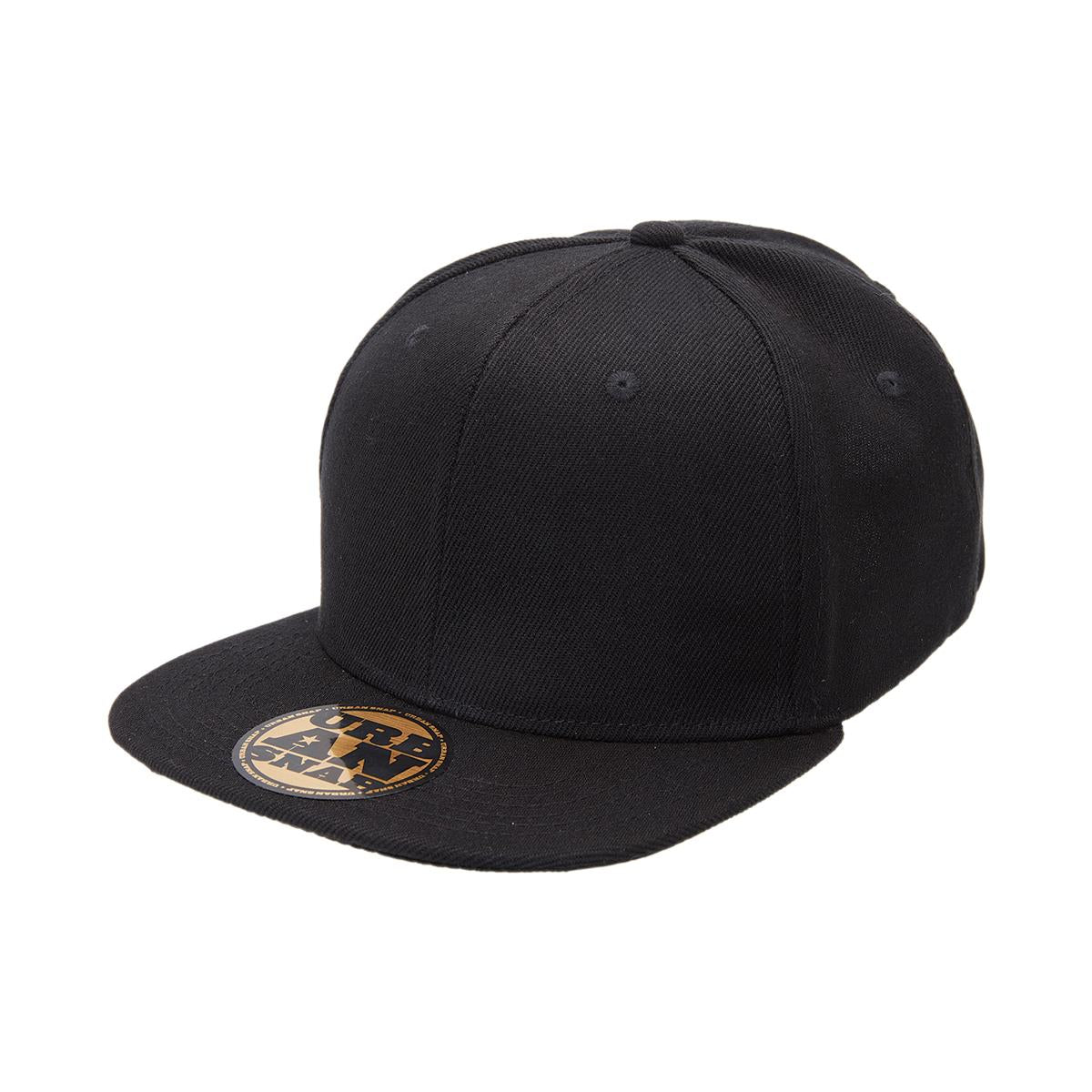 Youth Urban Snapback - Black / Black - Front