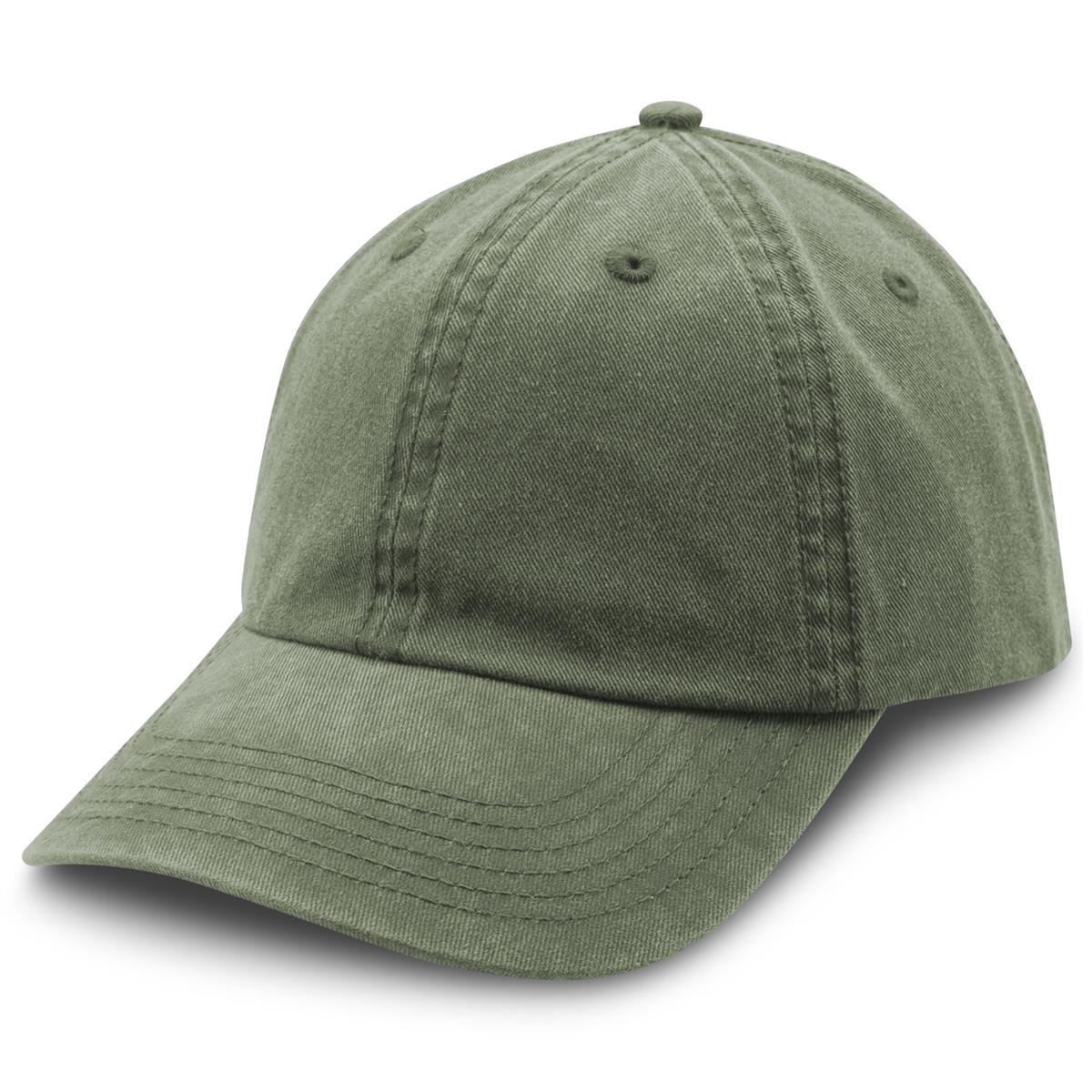 Washed Chino - Hunter Green - Front