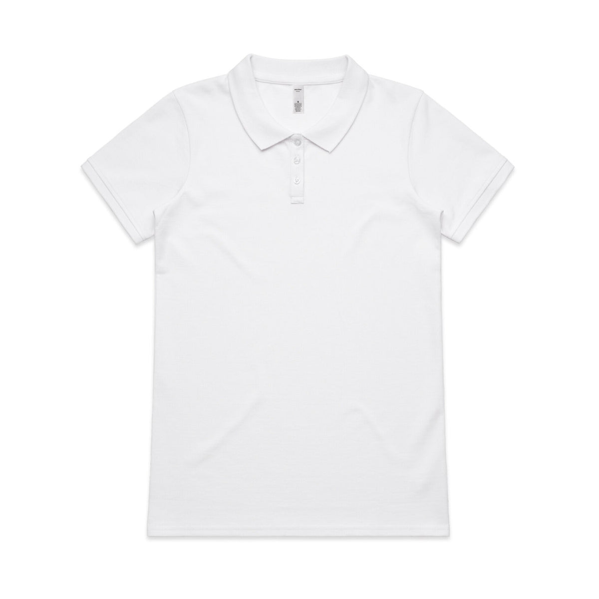 Wo's Pique Polo - White