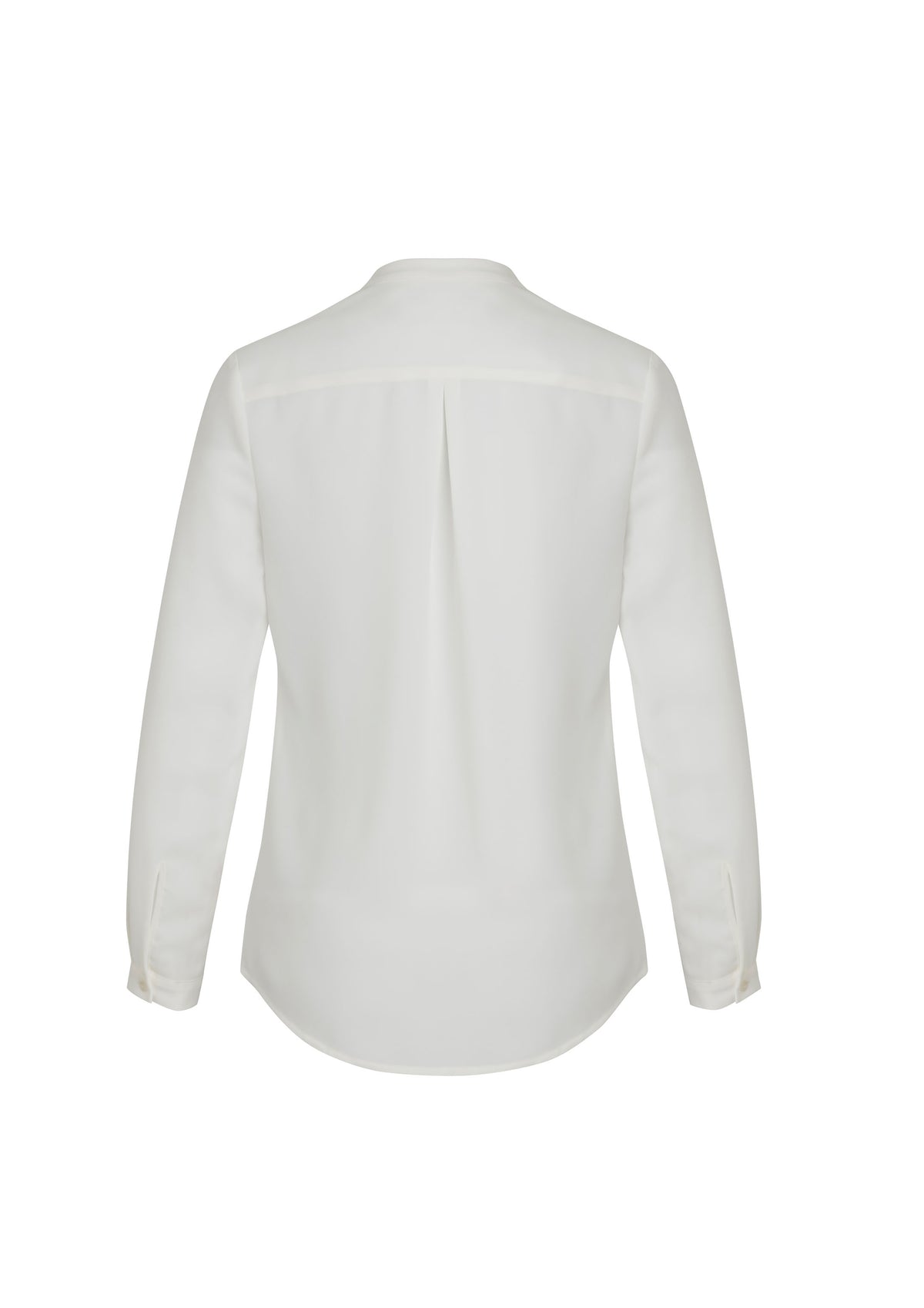 Juliette Womens Long Sleeve Blouse - Ivory - Back