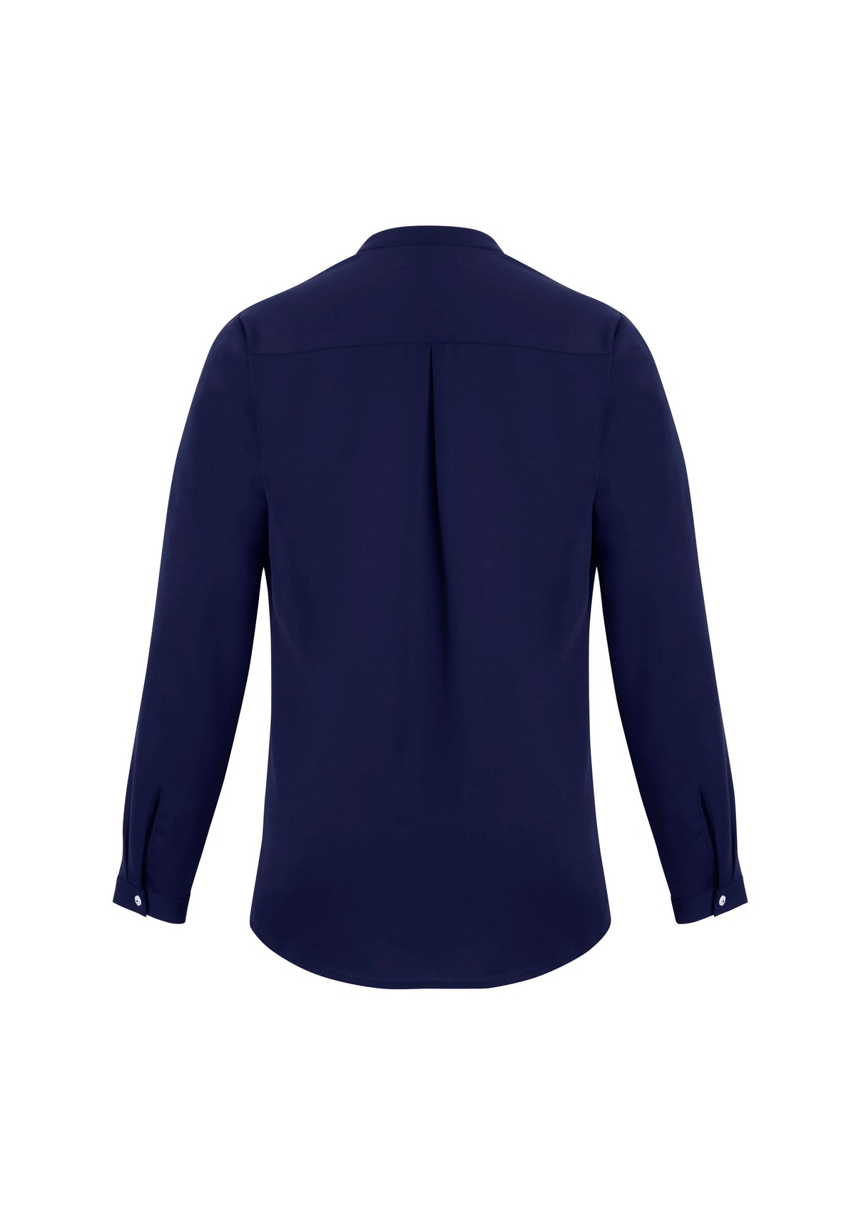 Juliette Womens Long Sleeve Blouse - Navy - Back