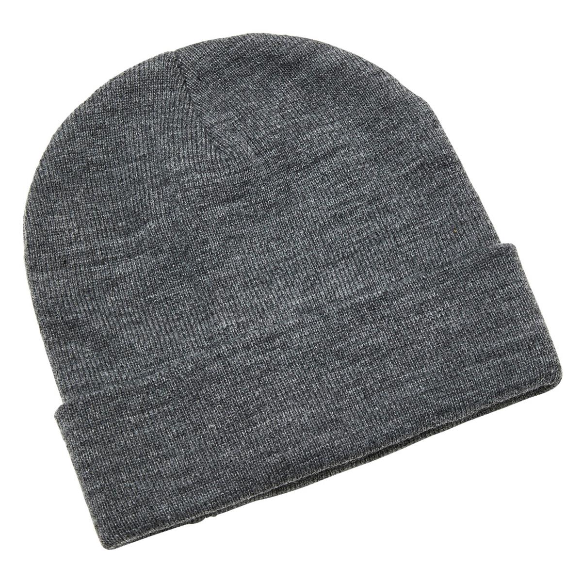 Heather Beanie - Grey Heather - Front