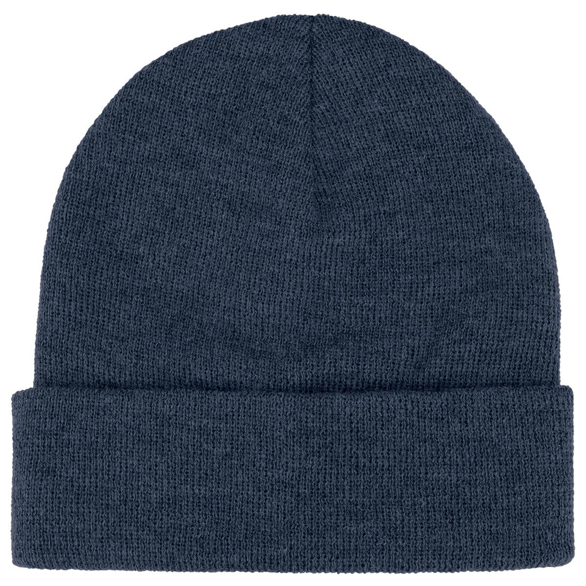 Heather Beanie - Navy Heather - Front
