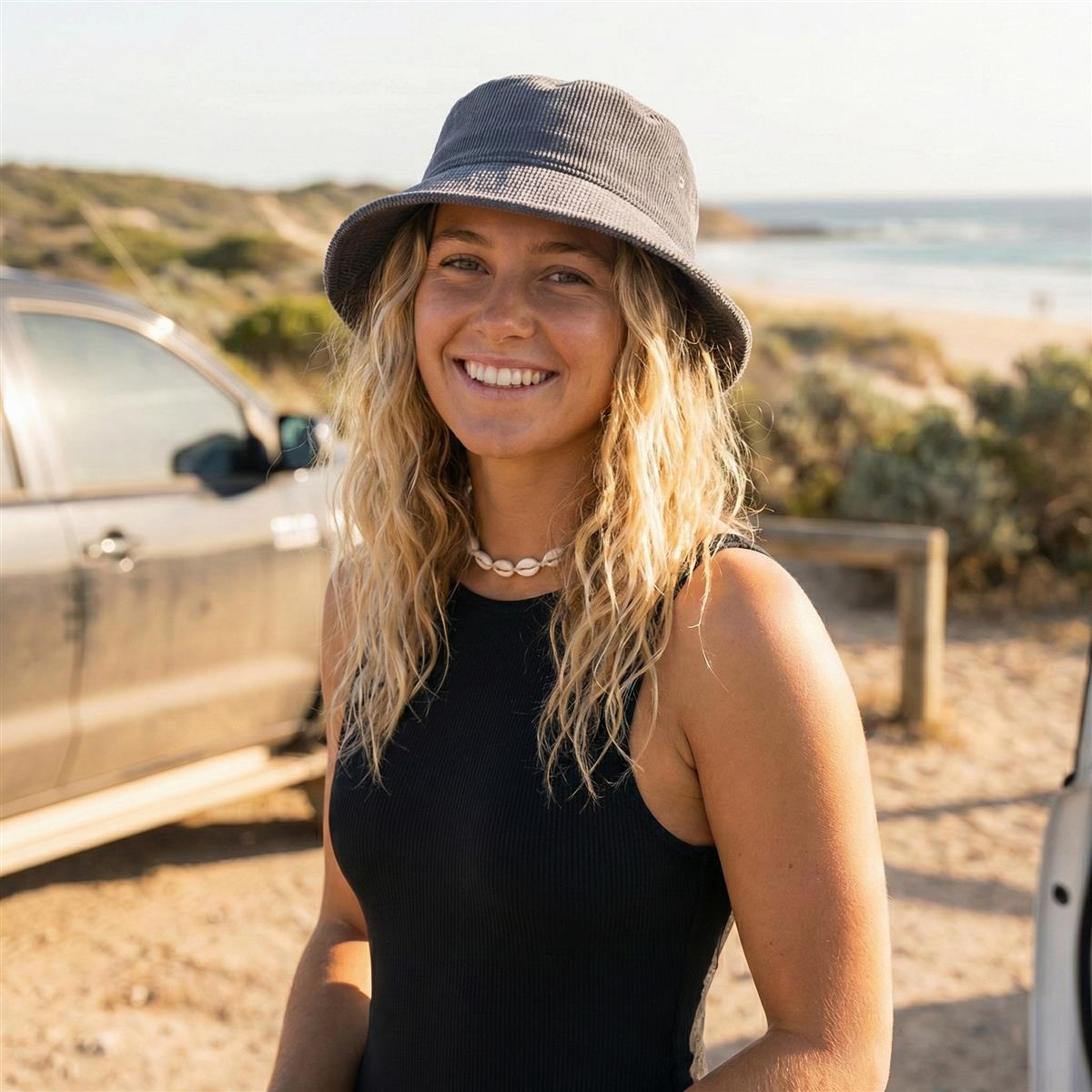 Leroy Cord Bucket Hat - view