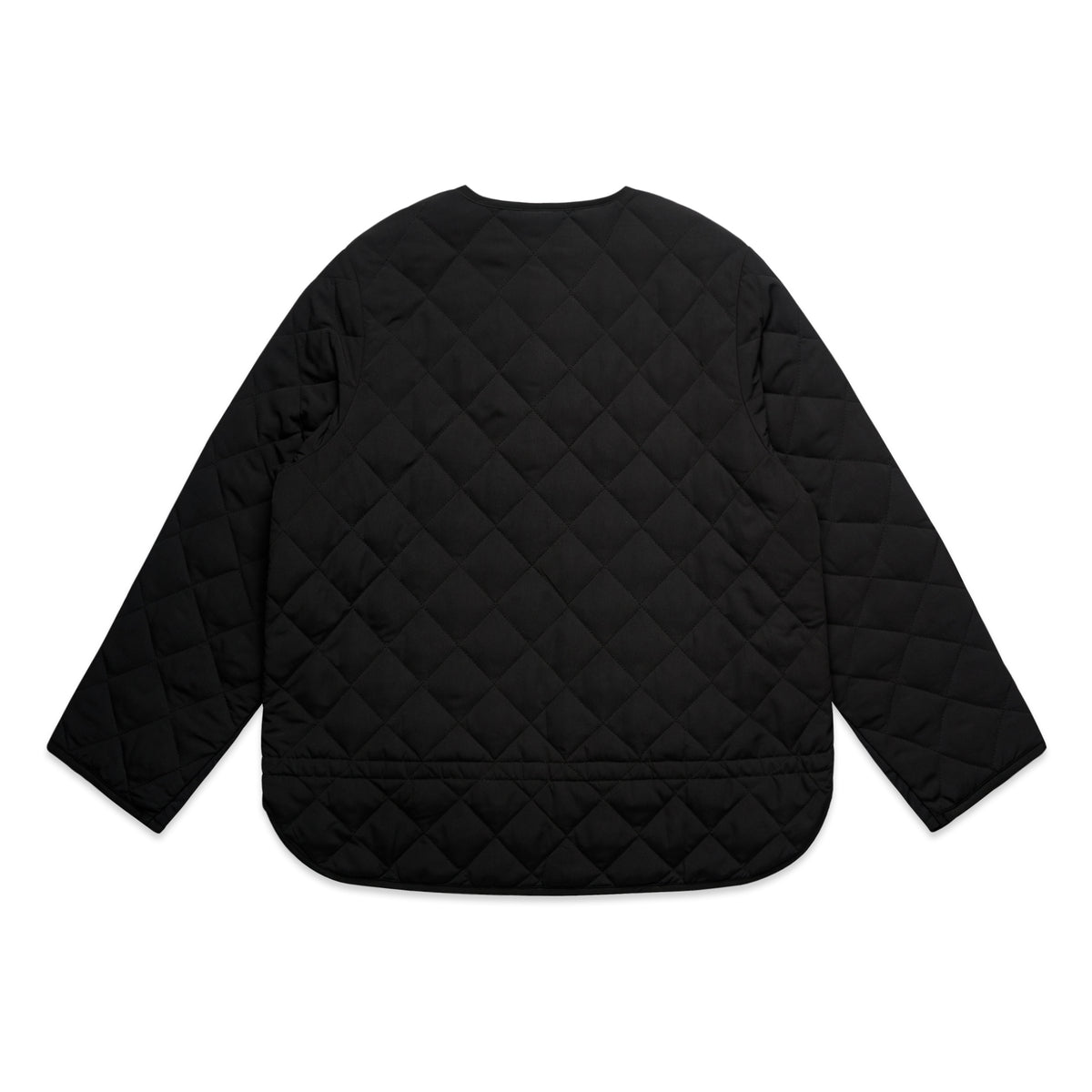 Wo's Quilted Jacket 4525 - Black - Back