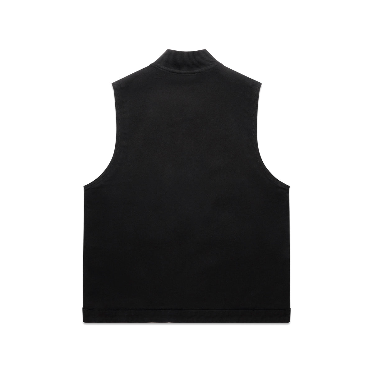 Wo's Canvas Heavy Vest 4528 - Black - Back