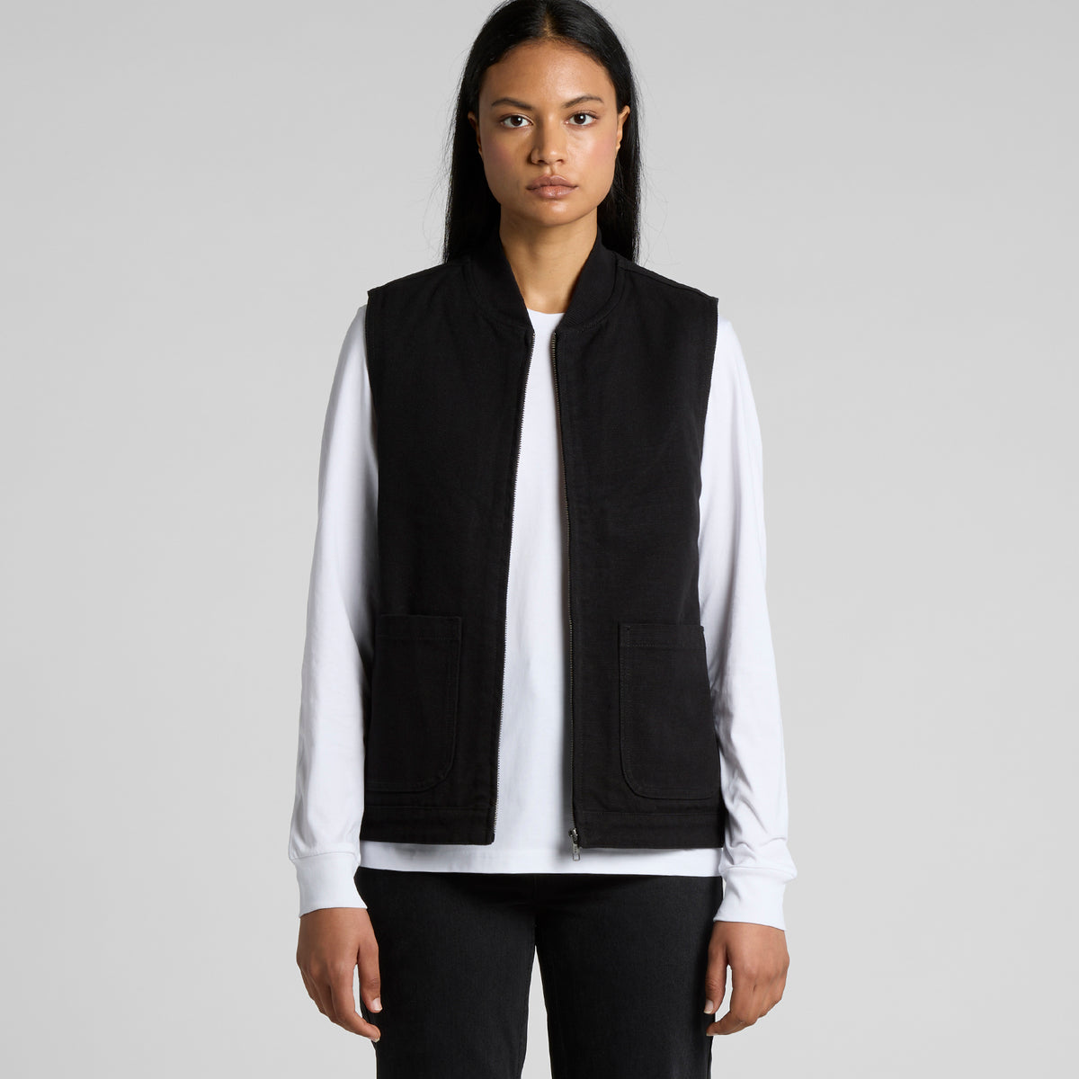 Wo's Canvas Heavy Vest 4528
