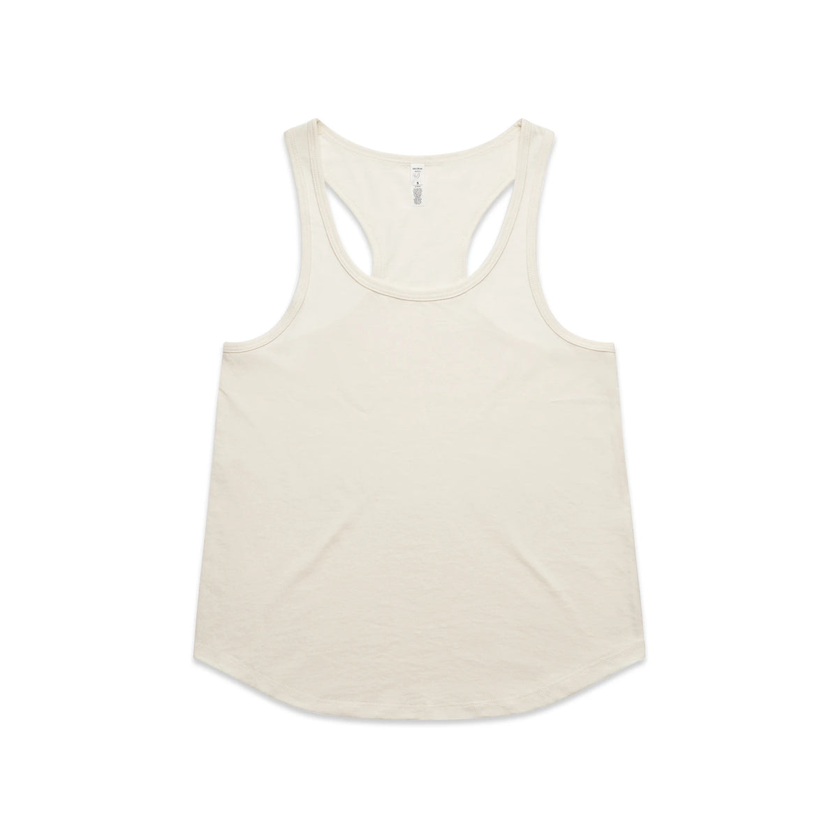 Wo's Maple Active Blend Racerback 4611S - Ecru - Front