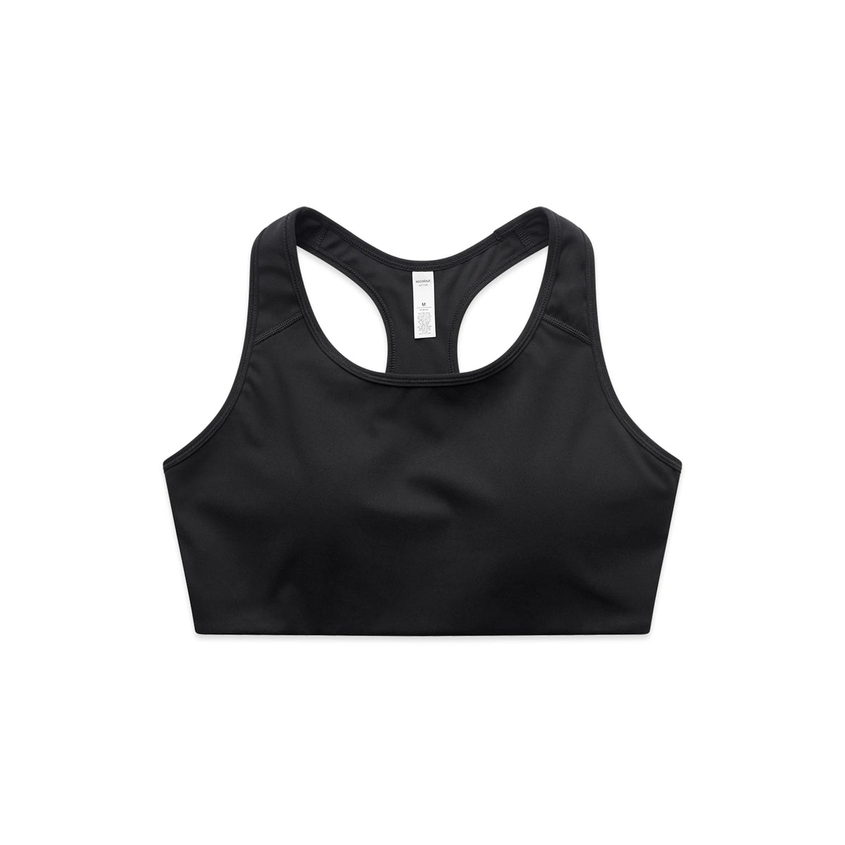 Wo's Active Bra Top 4640 - Black - Front