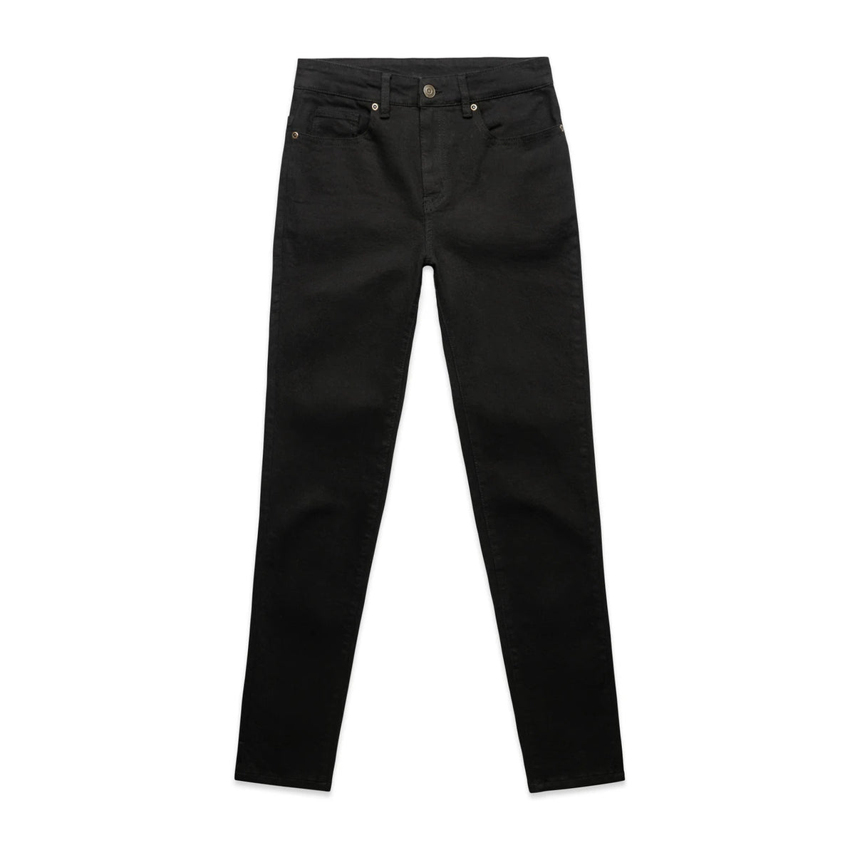 Wo's Skinny Jeans 4800S - Black - Front